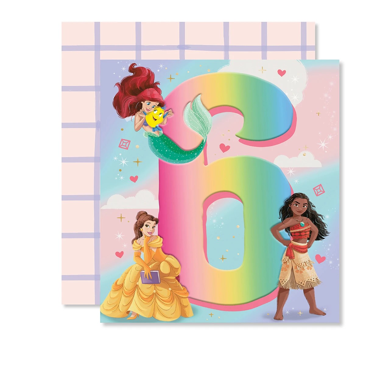 1 Hallmark 6th Birthday Card - Disney Princess, 1 of 3