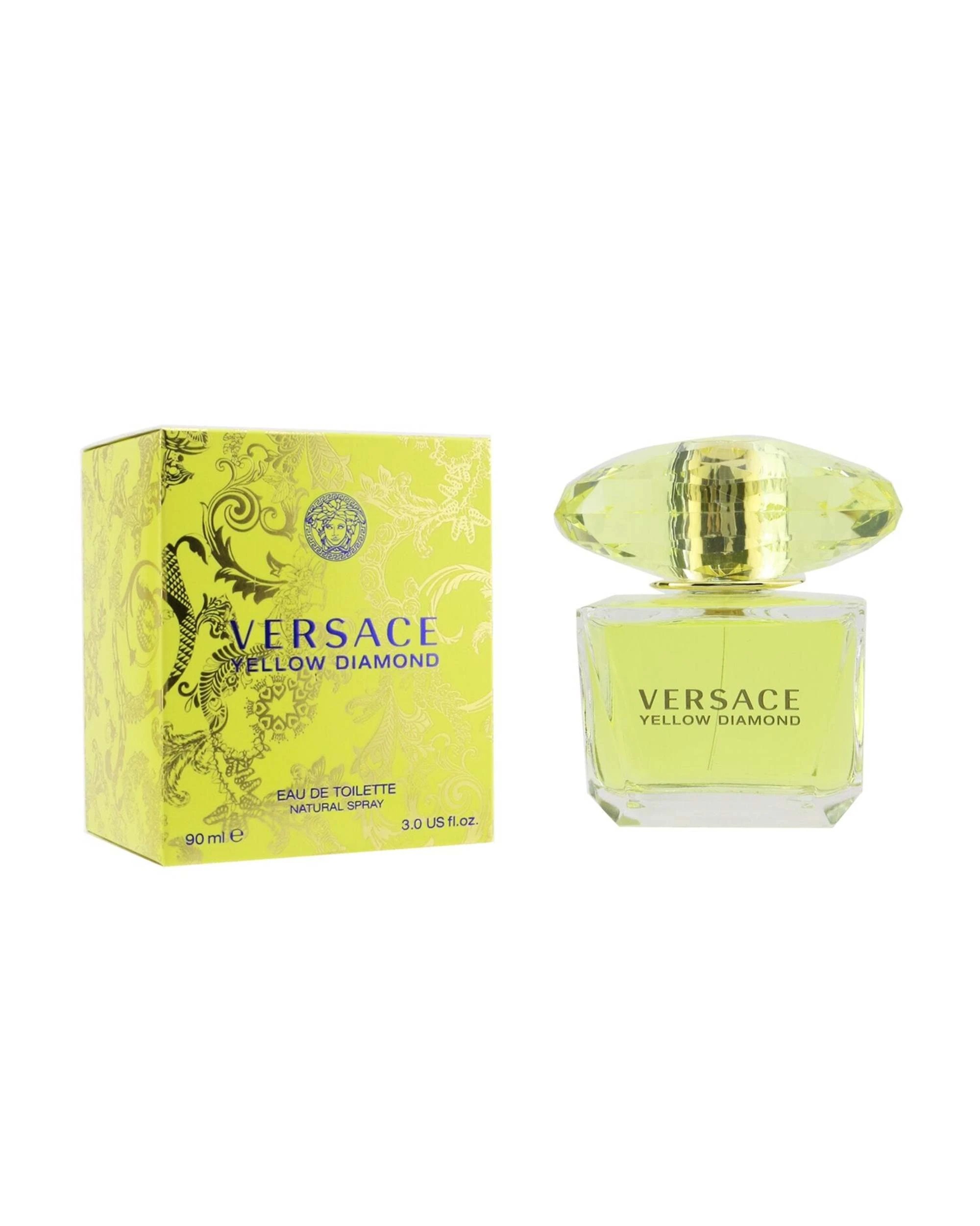 2 Versace Diamond Eau De Toilette Spray 50Ml Refreshing Citrus Floral Scent Luxurious Charming Daytime Perfume - Yellow, 2 of 3