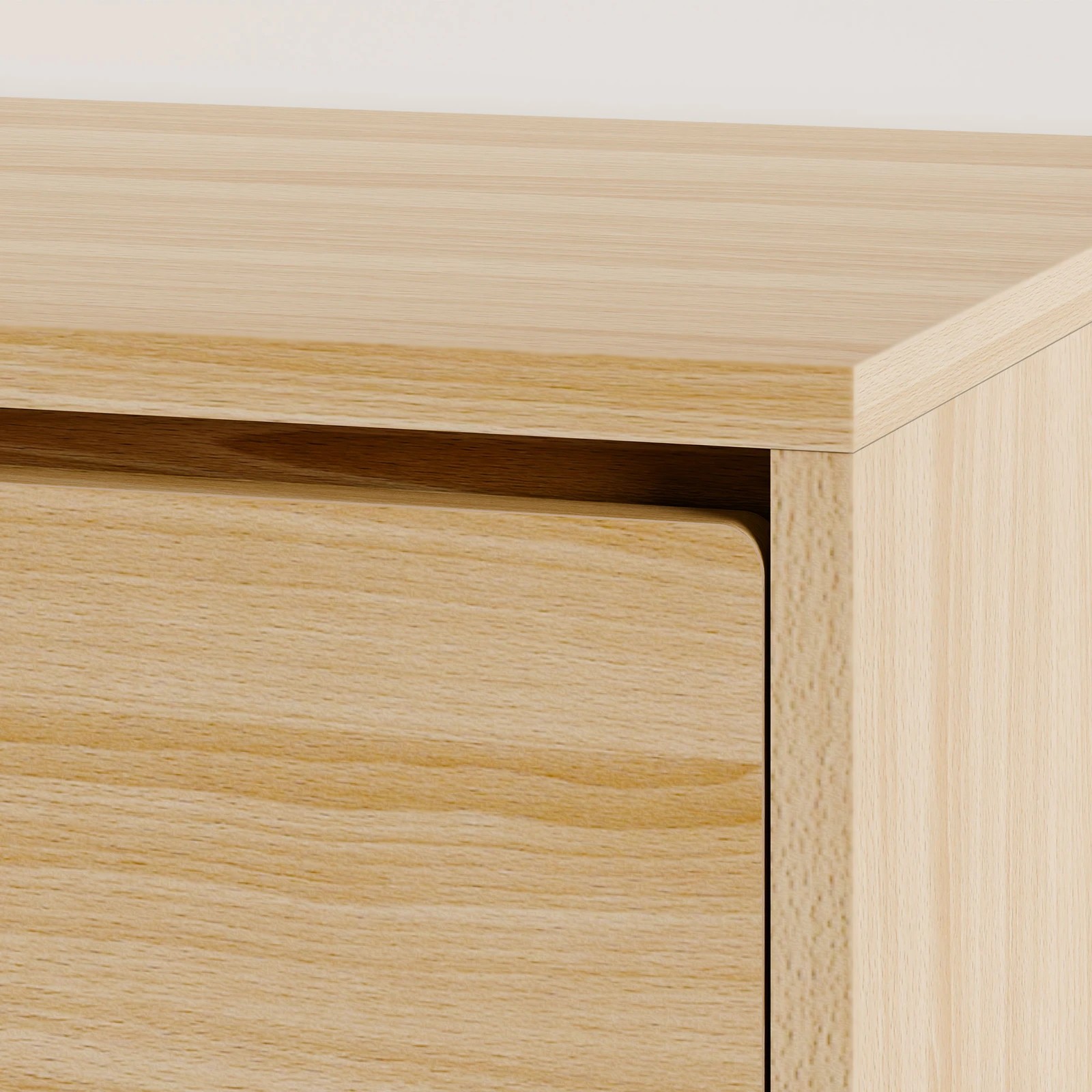 5 Alfordson 10 Chest of Drawers Minimalist Storage Cabinet Dresser - Oak, 5 of 10