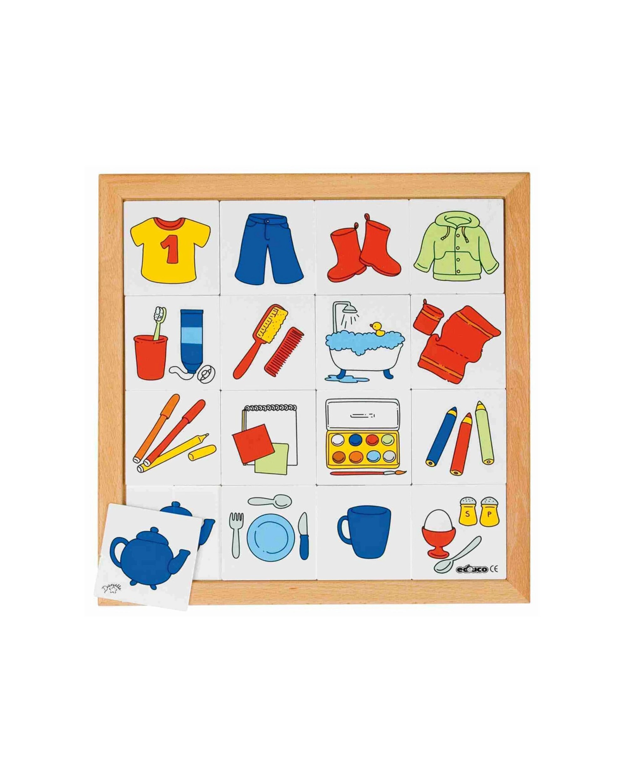 2 Educo Comprehension Lotto Relevance Sorting Toy - Educational Kids Game - Multi, 2 of 3