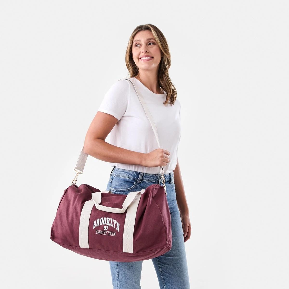 4 Canvas Weekender Bag Varsity, 4 of 5