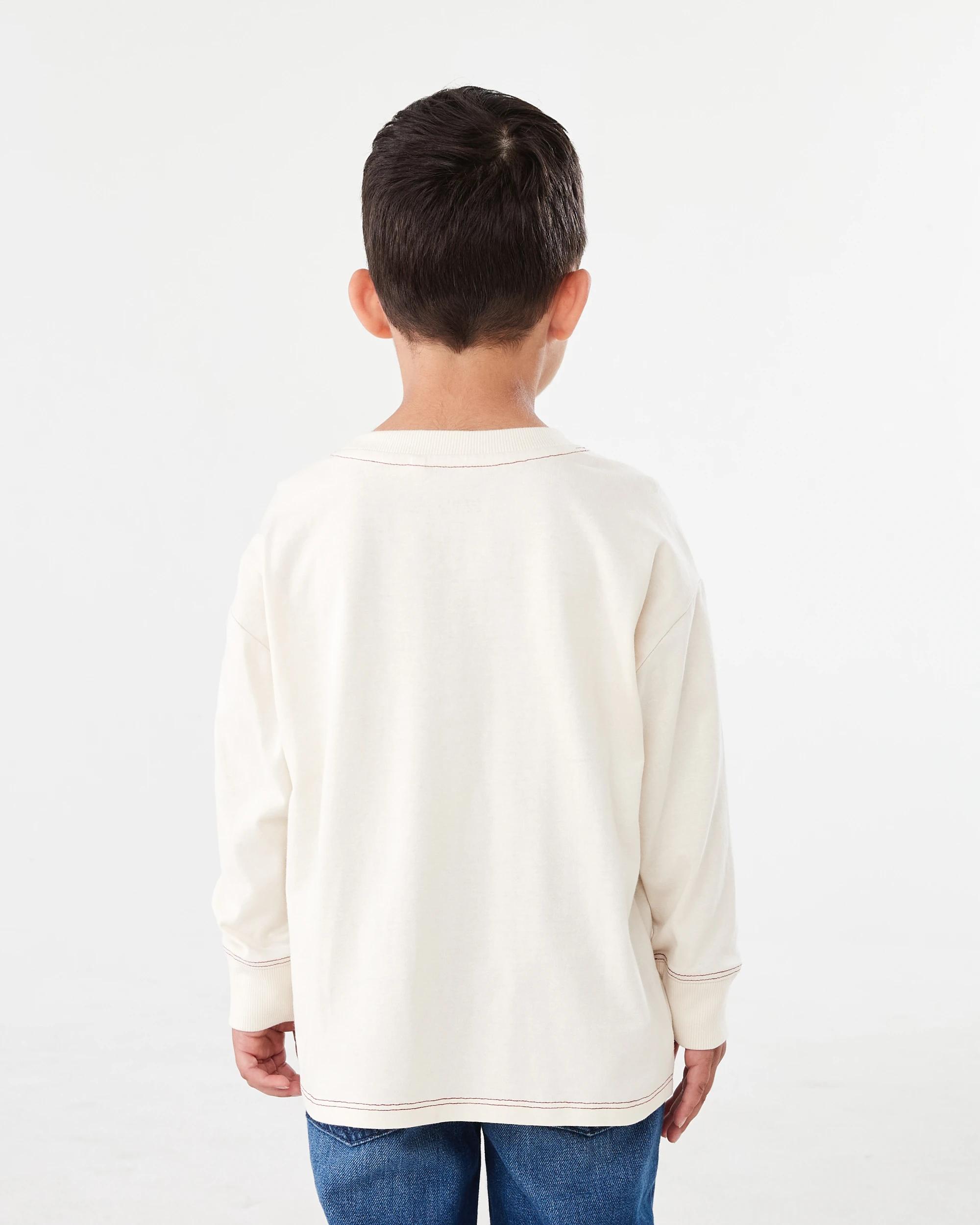 2 Long Sleeve Oversized T-shirt Bge Varsit, 2 of 8