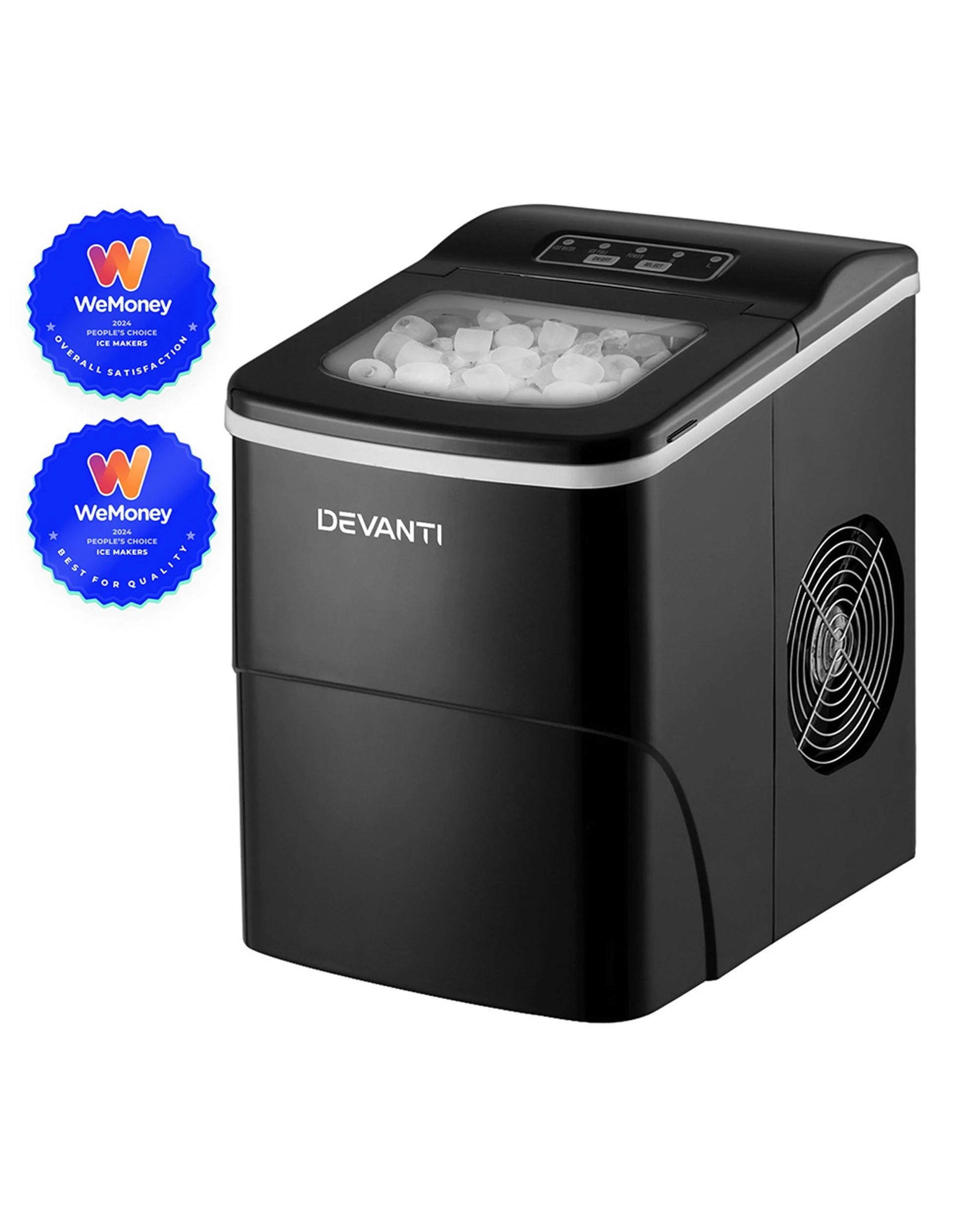 1 Devanti 12kg Ice Maker Machine
 - Black, 1 of 3