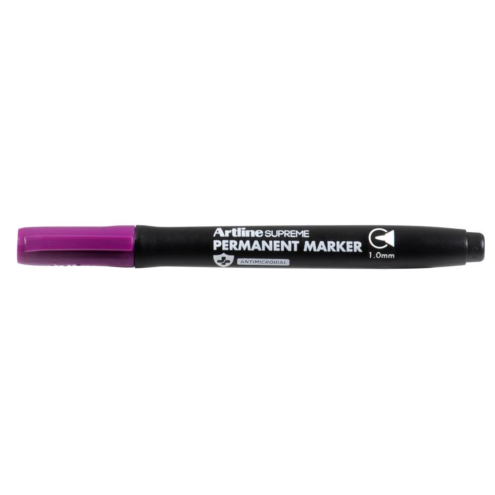 2 Artline Supreme Permanent Marker 1.0mm Purple, 2 of 3