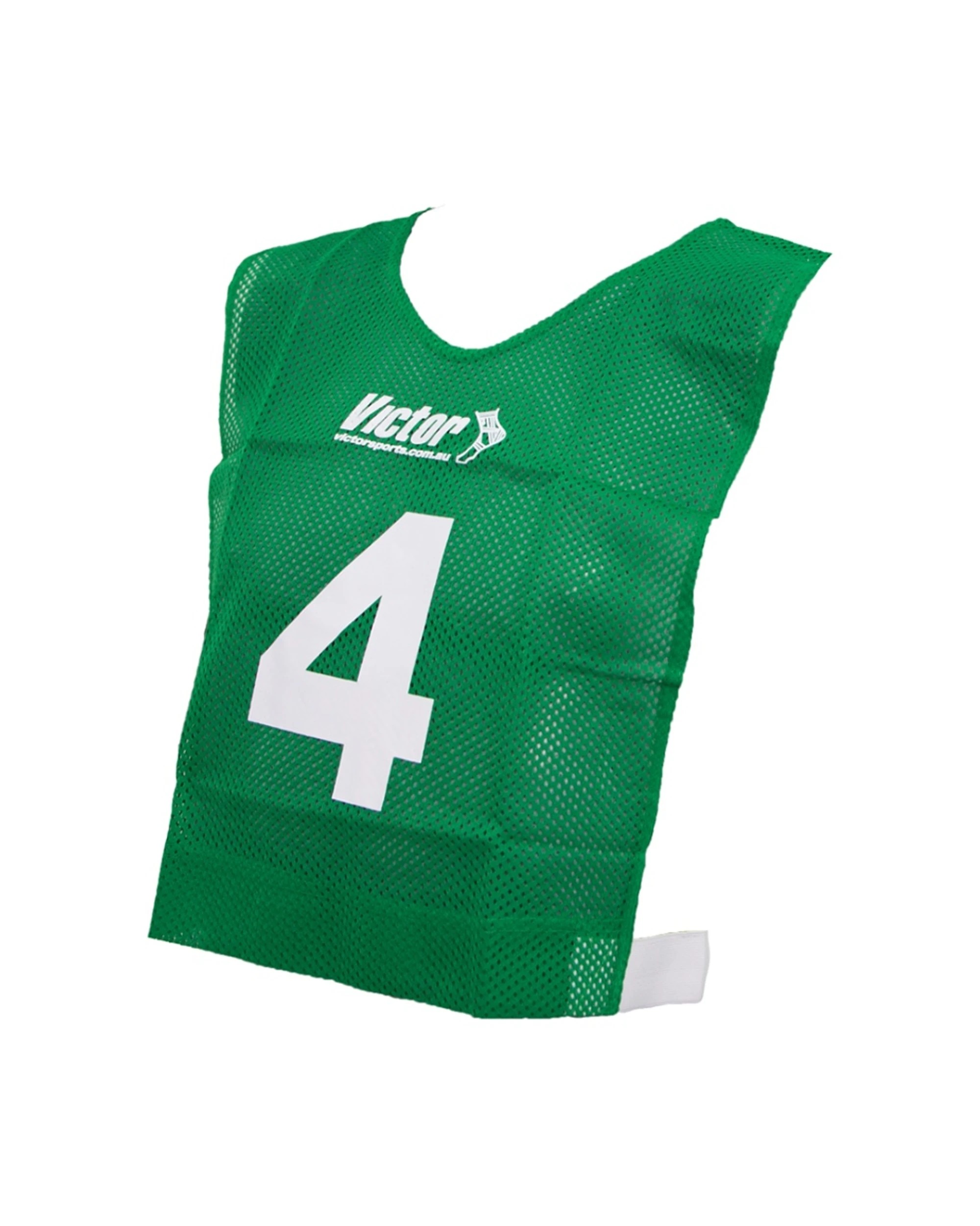 2 Victor Sports 10pc Lightweight Numbered Bibs Basketball Set Junior - Green, 2 of 3