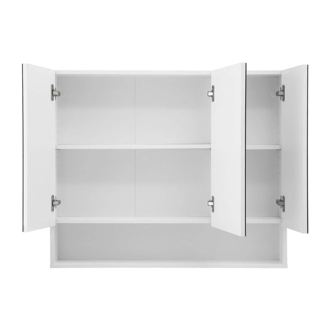 1 Cefito Bathroom Mirror Cabinet Medicine Adjustable Shelves Wall Hung 900x750mm - White, 1 of 5