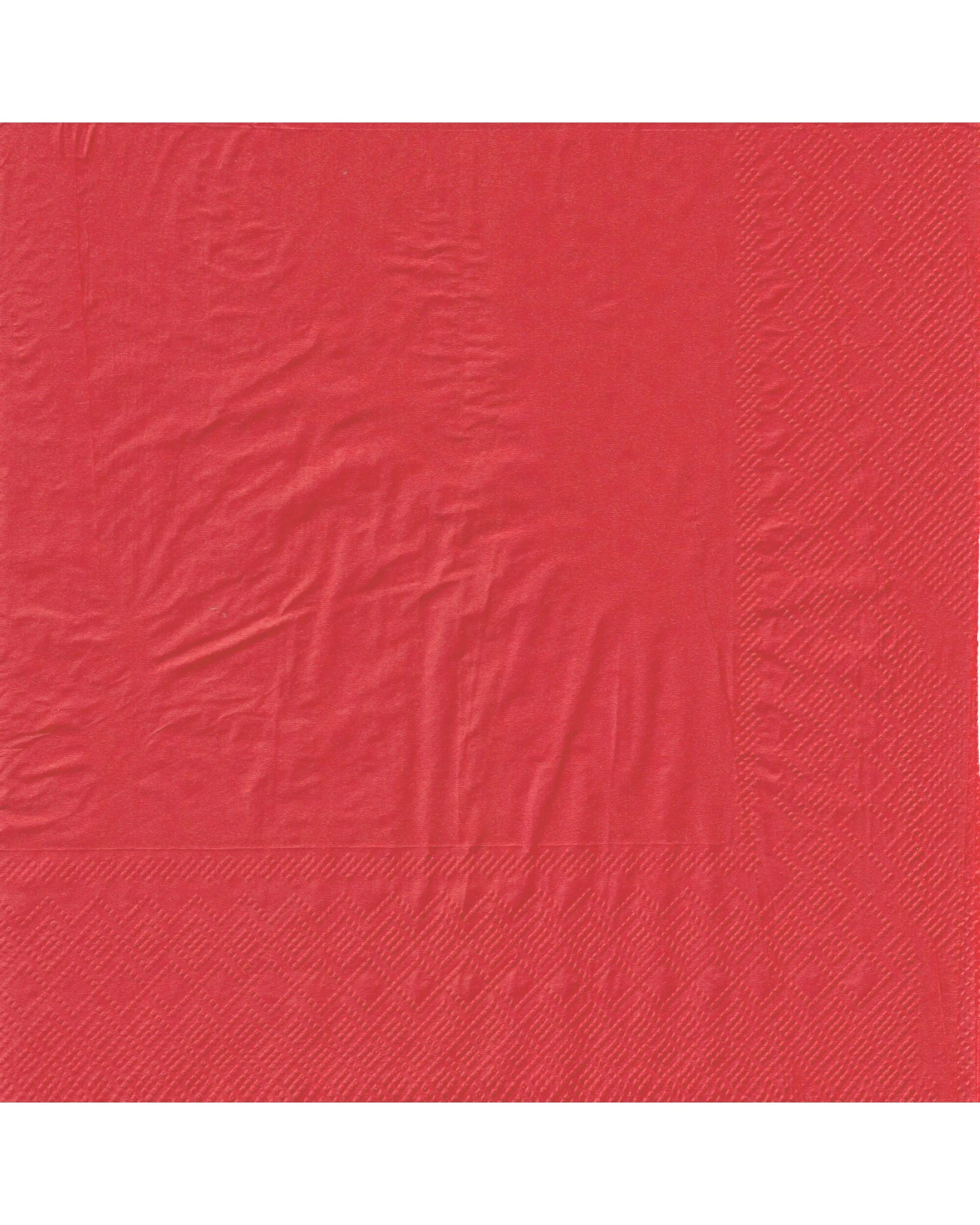 1 Alpen Red Dinner Napkins Serviettes Pack of 50 - Red, 1 of 1