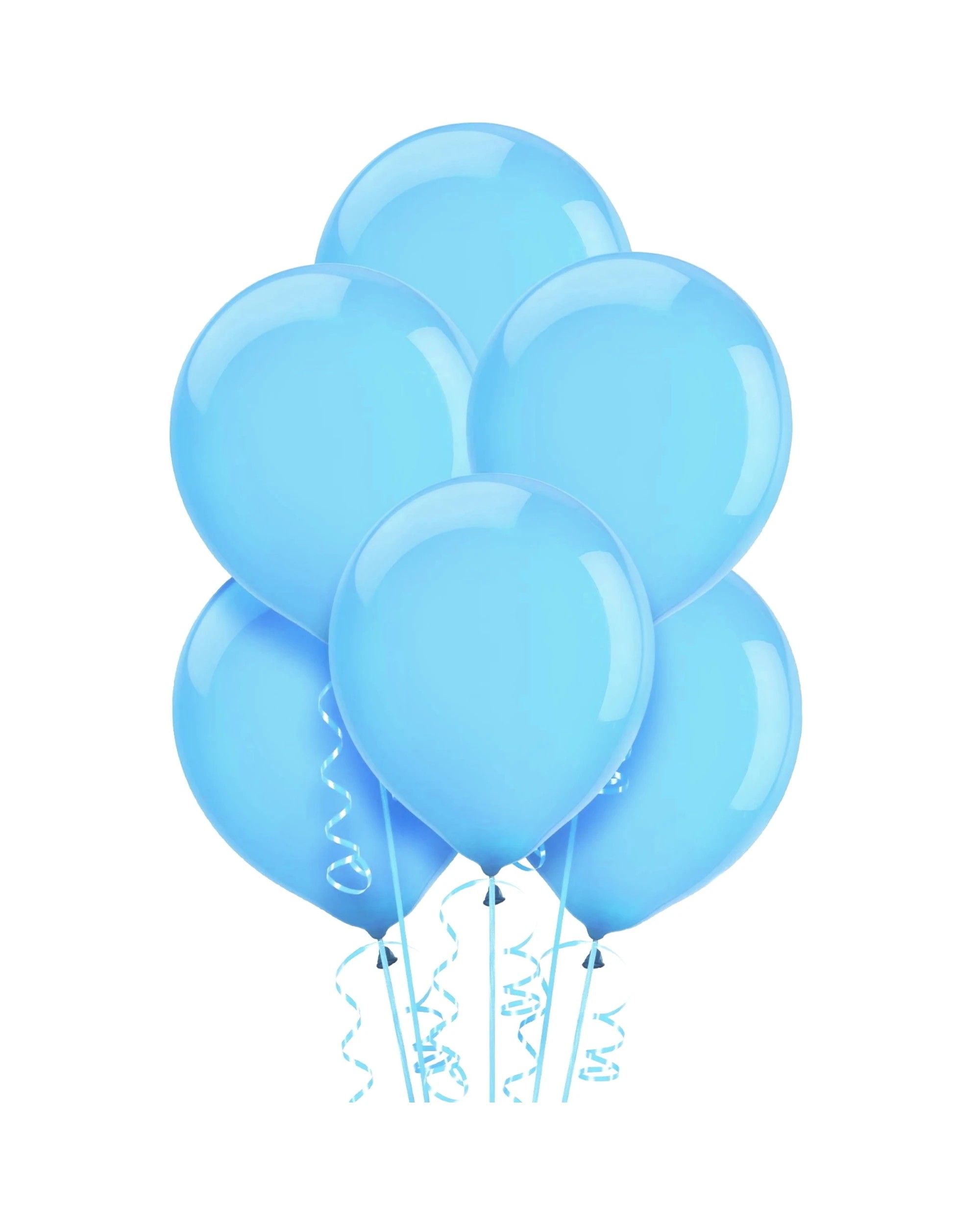 1 Artwrap Light Blue Balloons 30cm Pack of 20 - Blue, 1 of 1