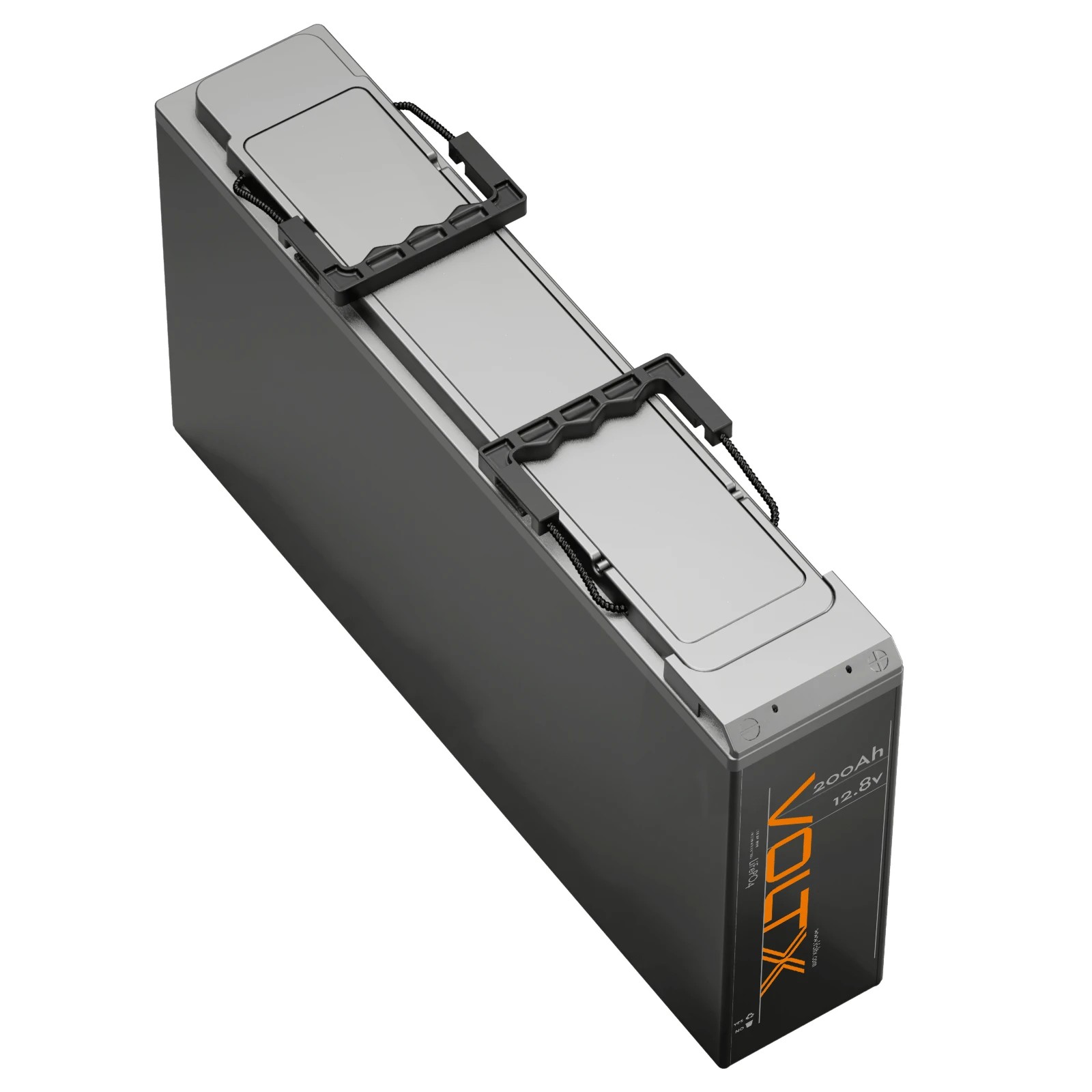 6 VoltX 12V 200Ah 2560Wh Slimline LiFePO4 Battery, 150A BMS, 4WD & Caravan, 6 of 10
