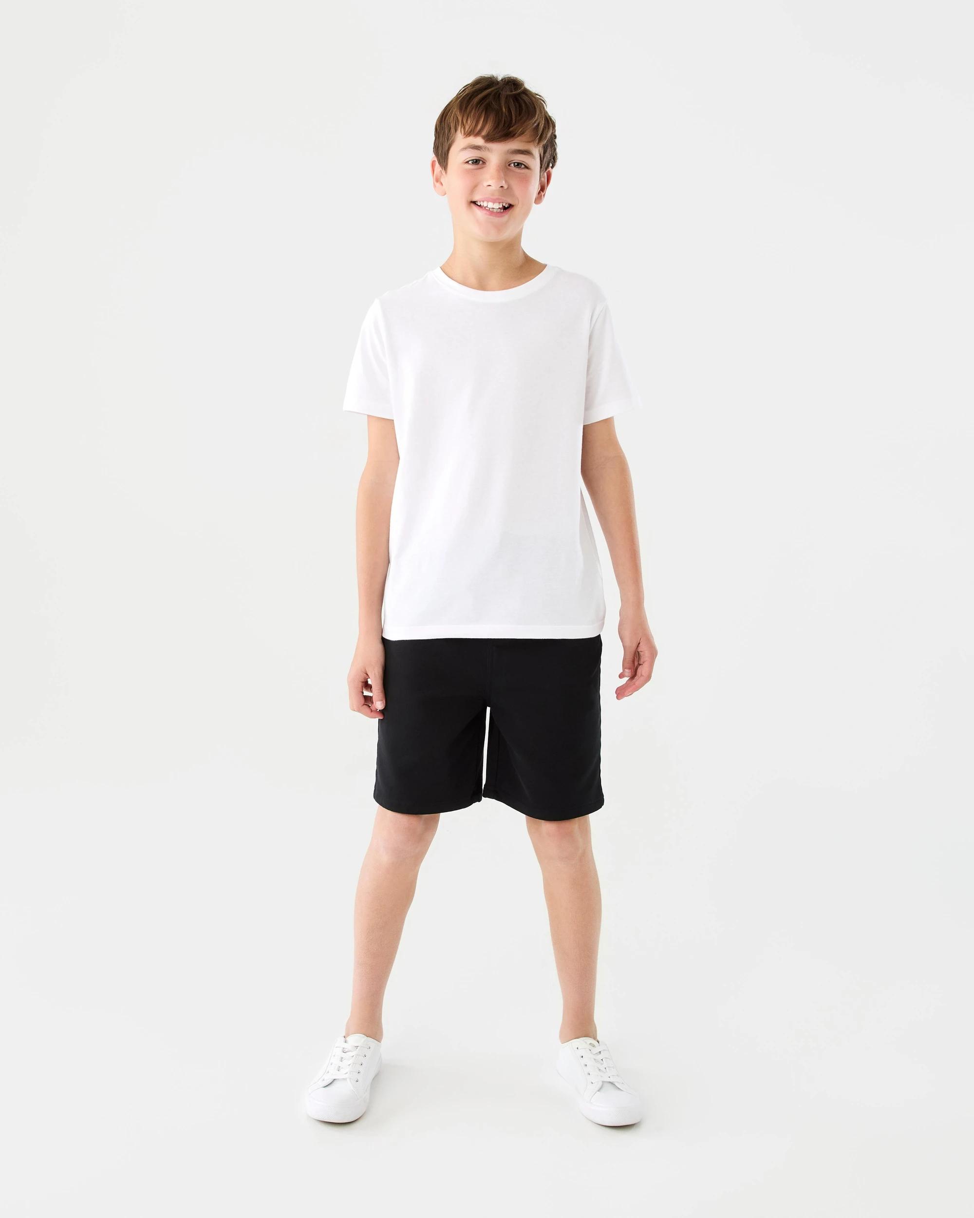 6 Pull‑on Comfort Shorts Black, 6 of 7