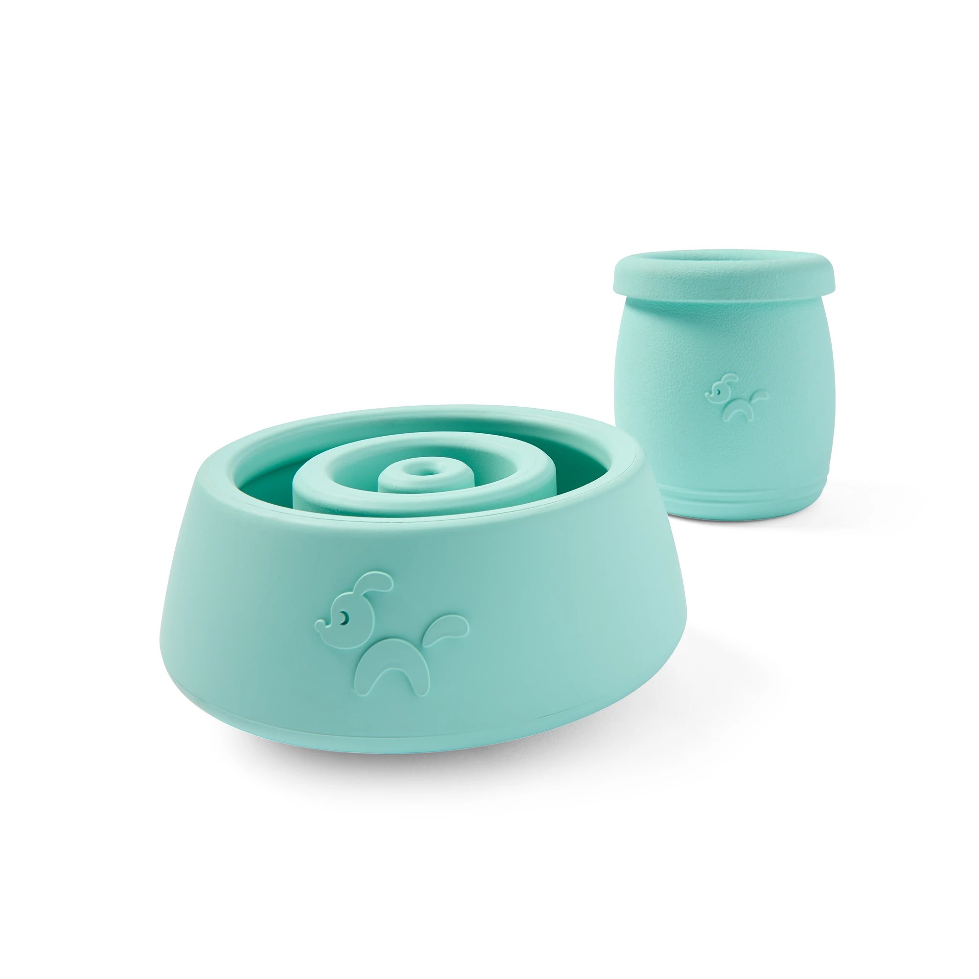 2 2 Pack Pet Rubber Treat Chew - Teal, 2 of 9