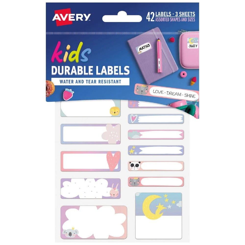 1 Avery Kids Dream Labels 42 Pack, 1 of 2