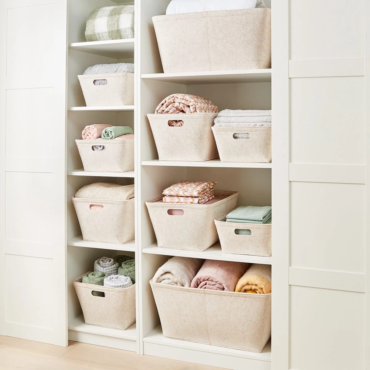 10 Felt Tub - Small, Beige, 10 of 10