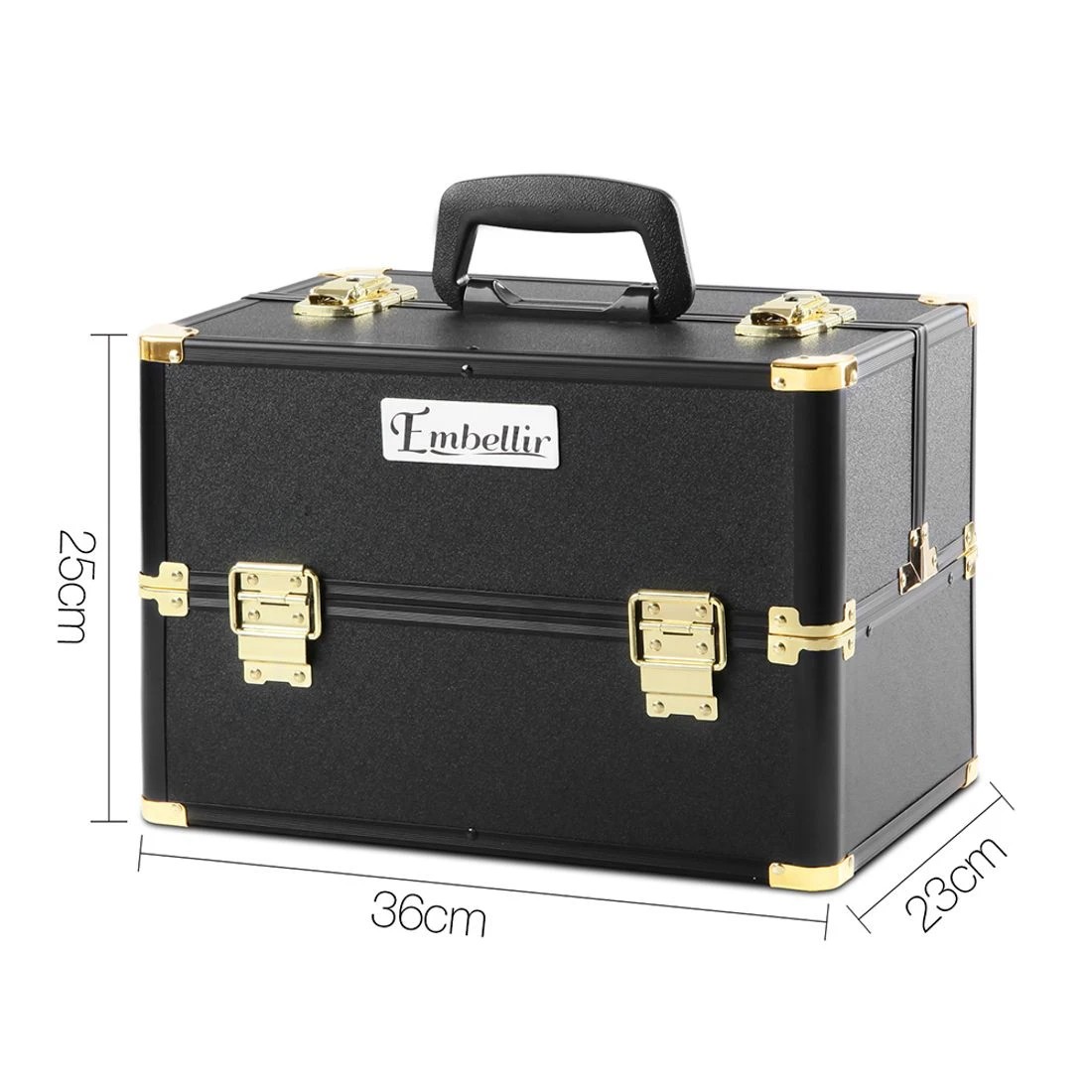 2 Embellir Beauty Makeup Case Travel Organiser Bag Cosmetic Storage Portable Box - Multi, 2 of 9