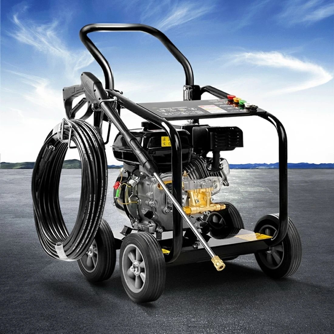 6 Giantz Petrol High Pressure Cleaner Washer 20M Hose - Black, 6 of 7