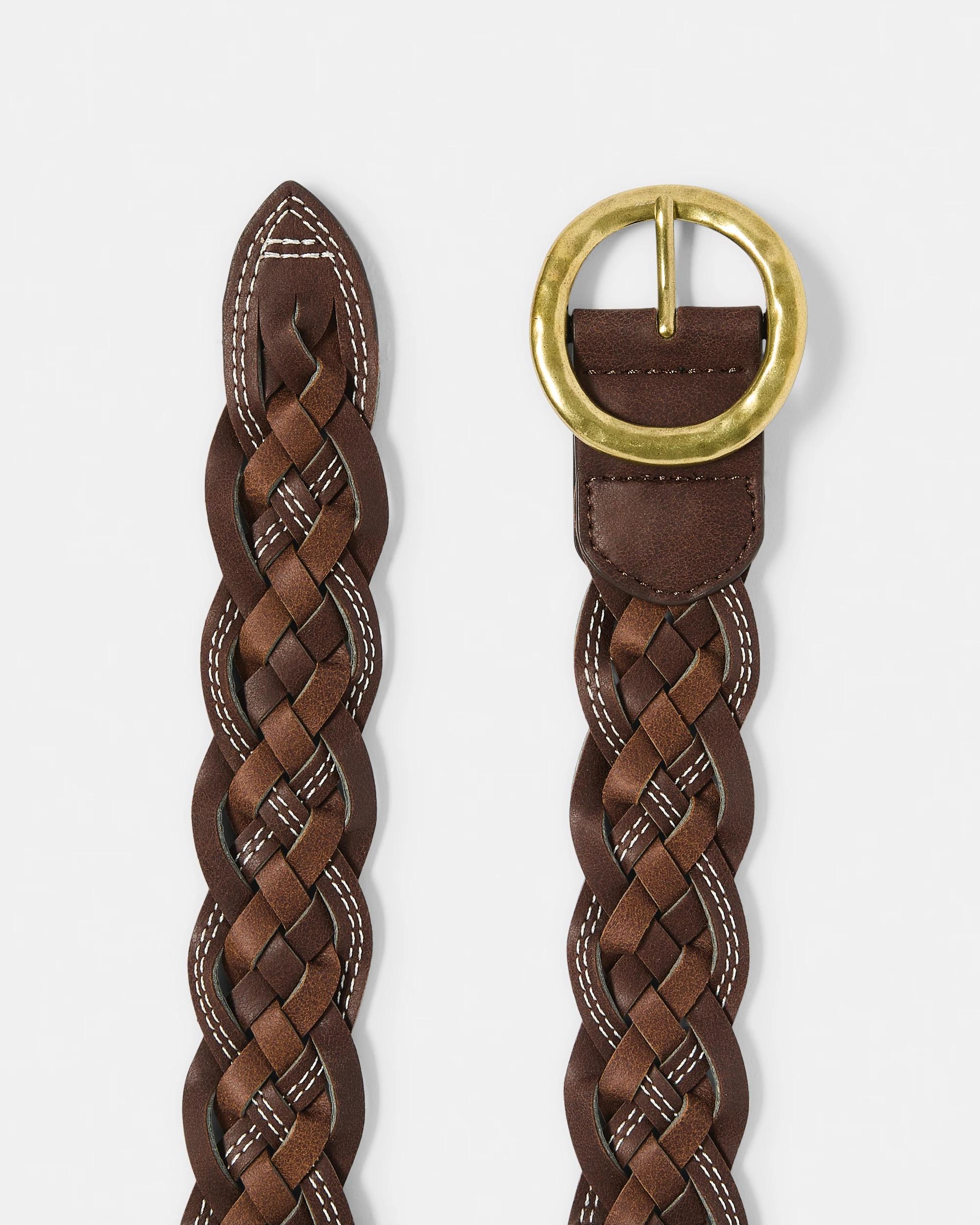 2 Braid Belt Brown, 2 of 6