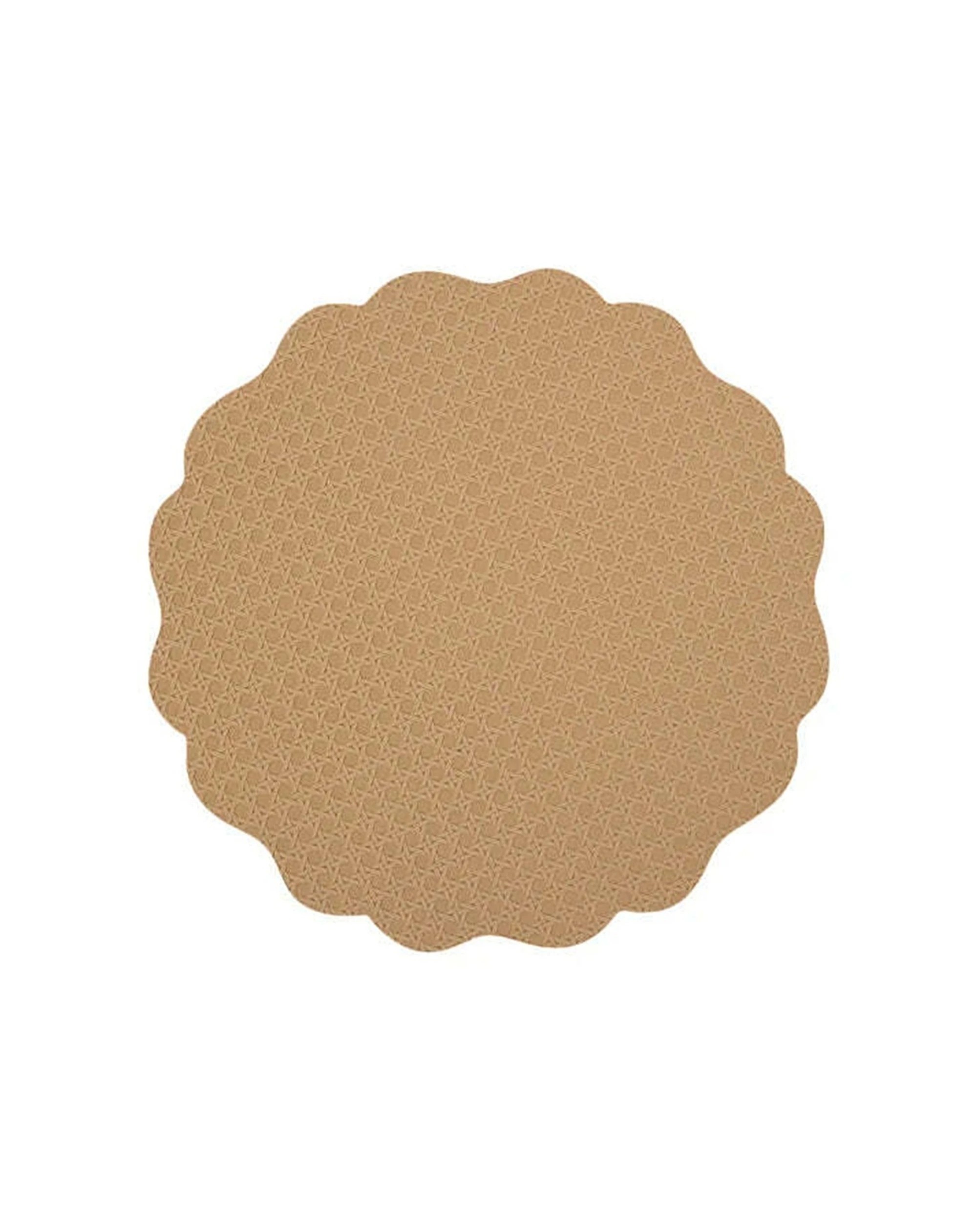 1 Casa Domani 4PK Banda Leather Look Placemat 38cm - Brown, 1 of 1