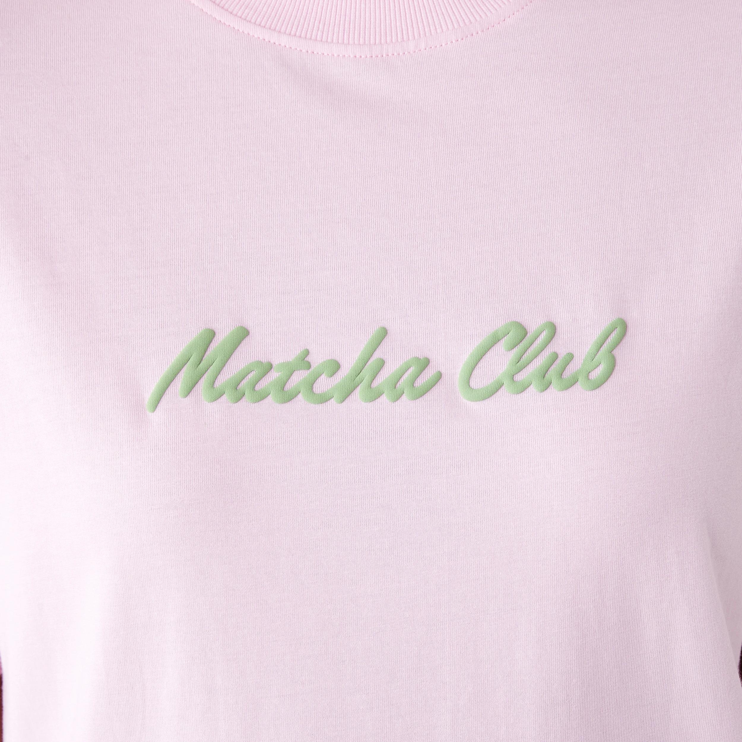 4 Short Sleeve Oversized Boyfriend T-shirt Matcha Clb, 4 of 5