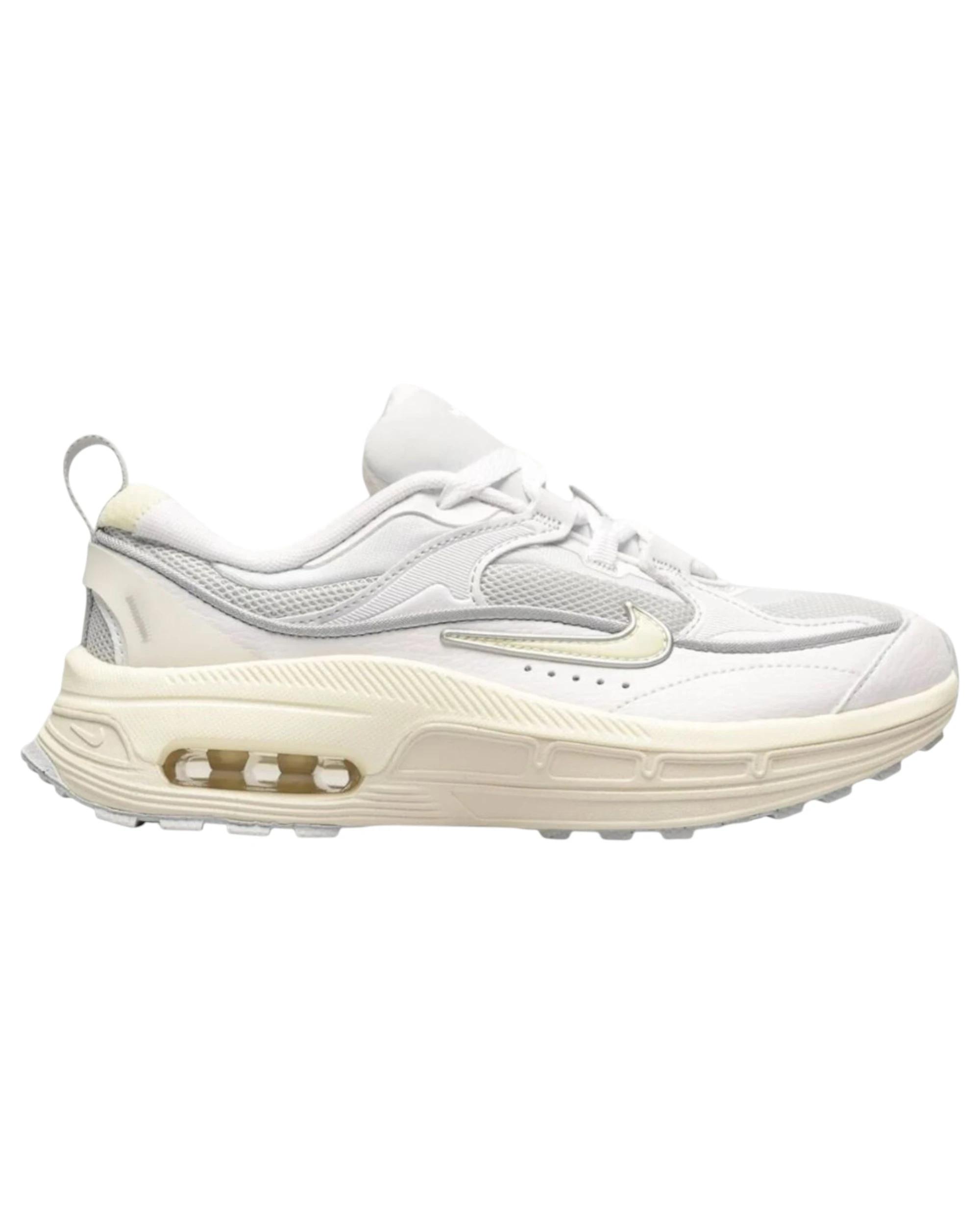 1 Nike Womens Air Max Bliss White Trainers Athletic Running Shoes White, 1 of 6