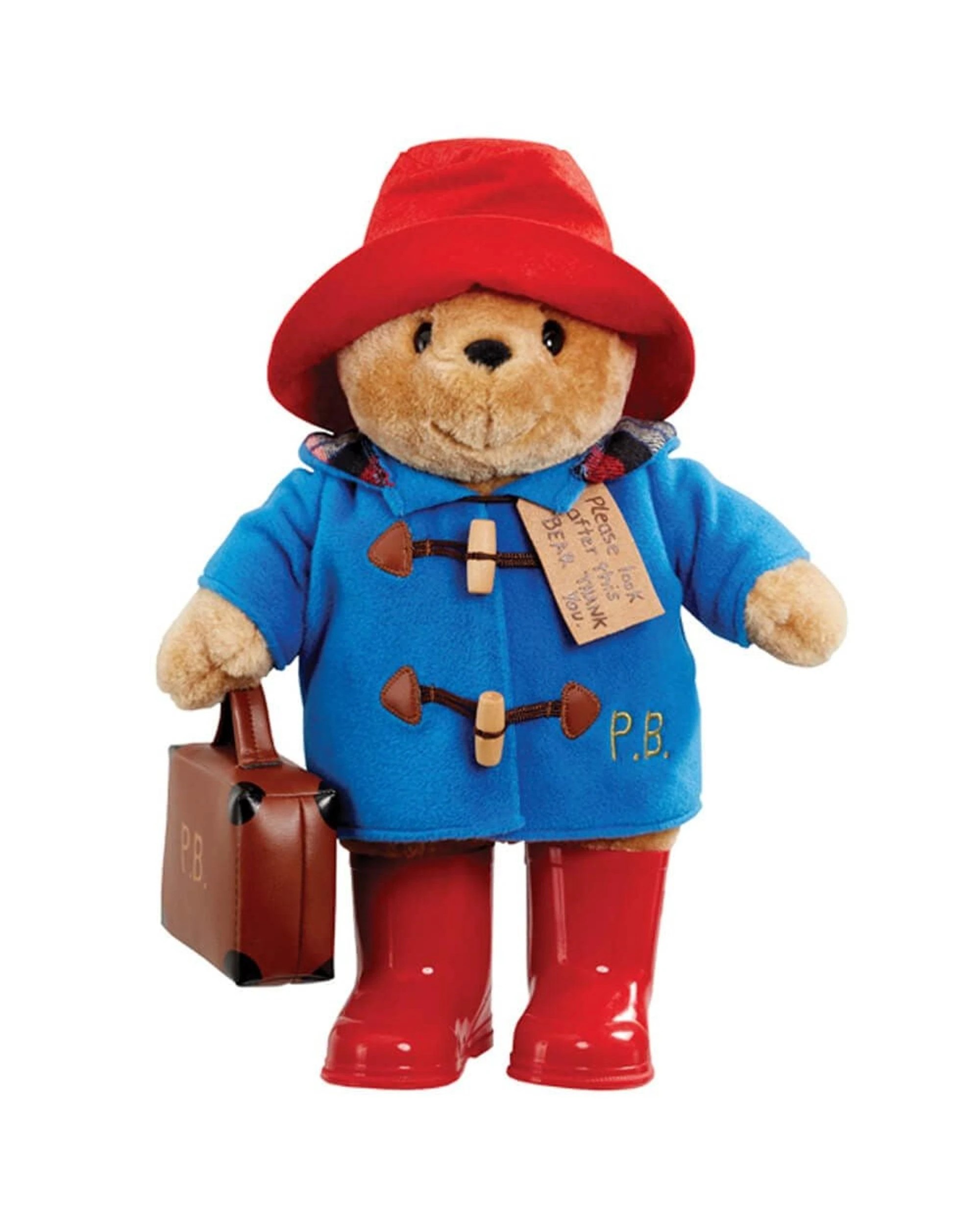1 Paddington Bear with Boots, Embroidered Coat and Suitcase Large Plush, 1 of 7