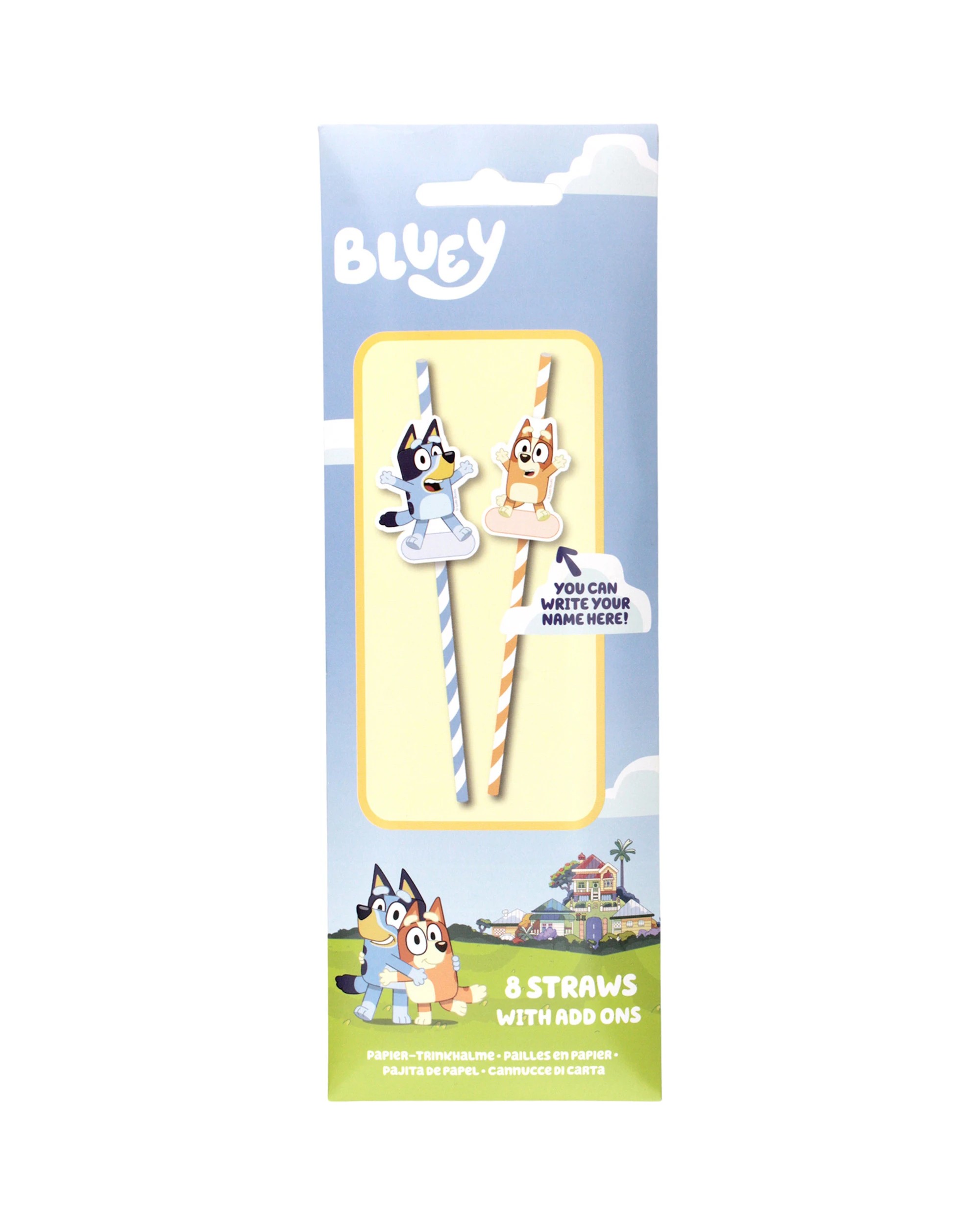 2 CCDS Bluey Paper Straws Pack of 8Multi - Multi, 2 of 3