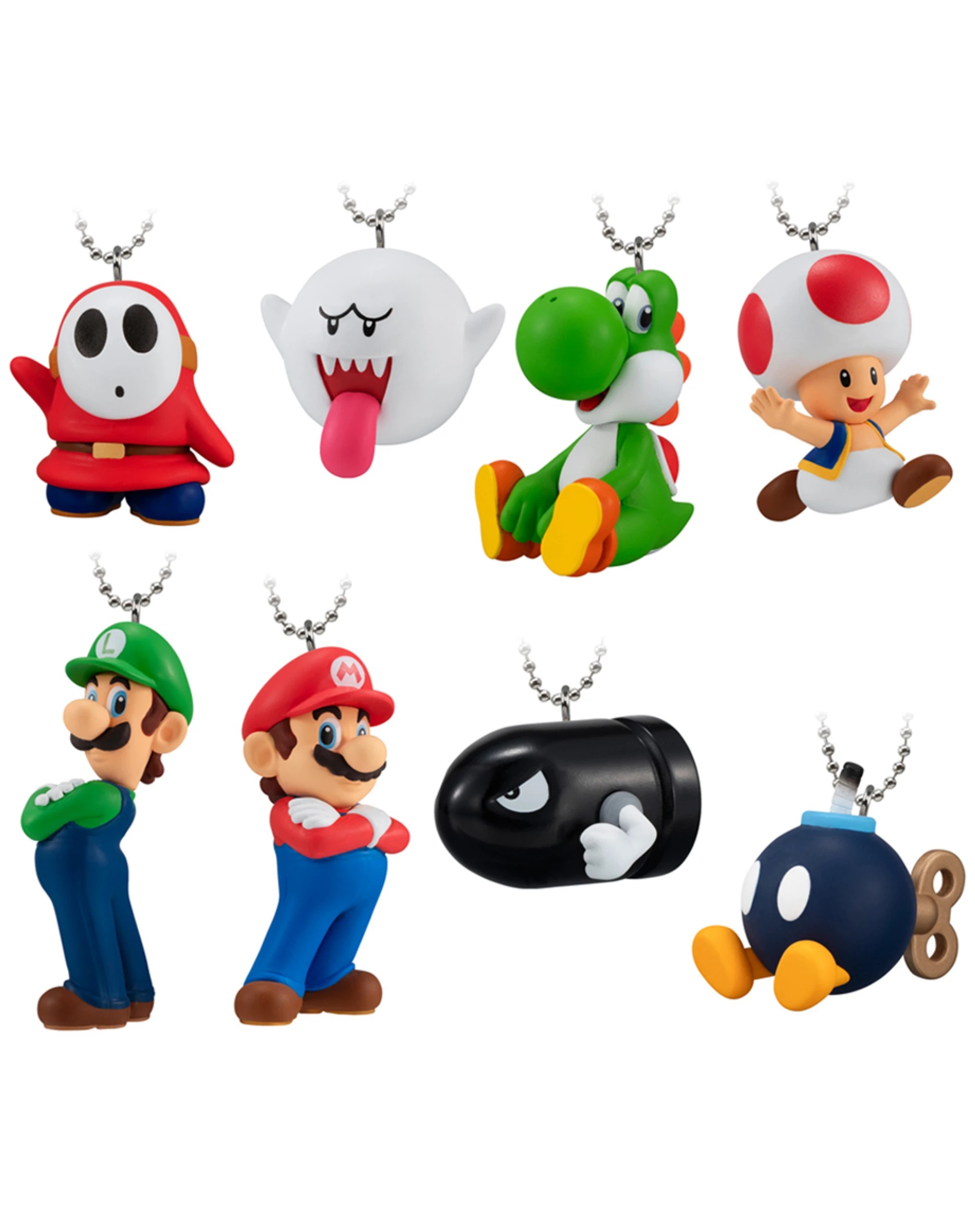 1 Super Mario Bros. - Mascot Charm Keyring Blind Bag (Single Bag), 1 of 5