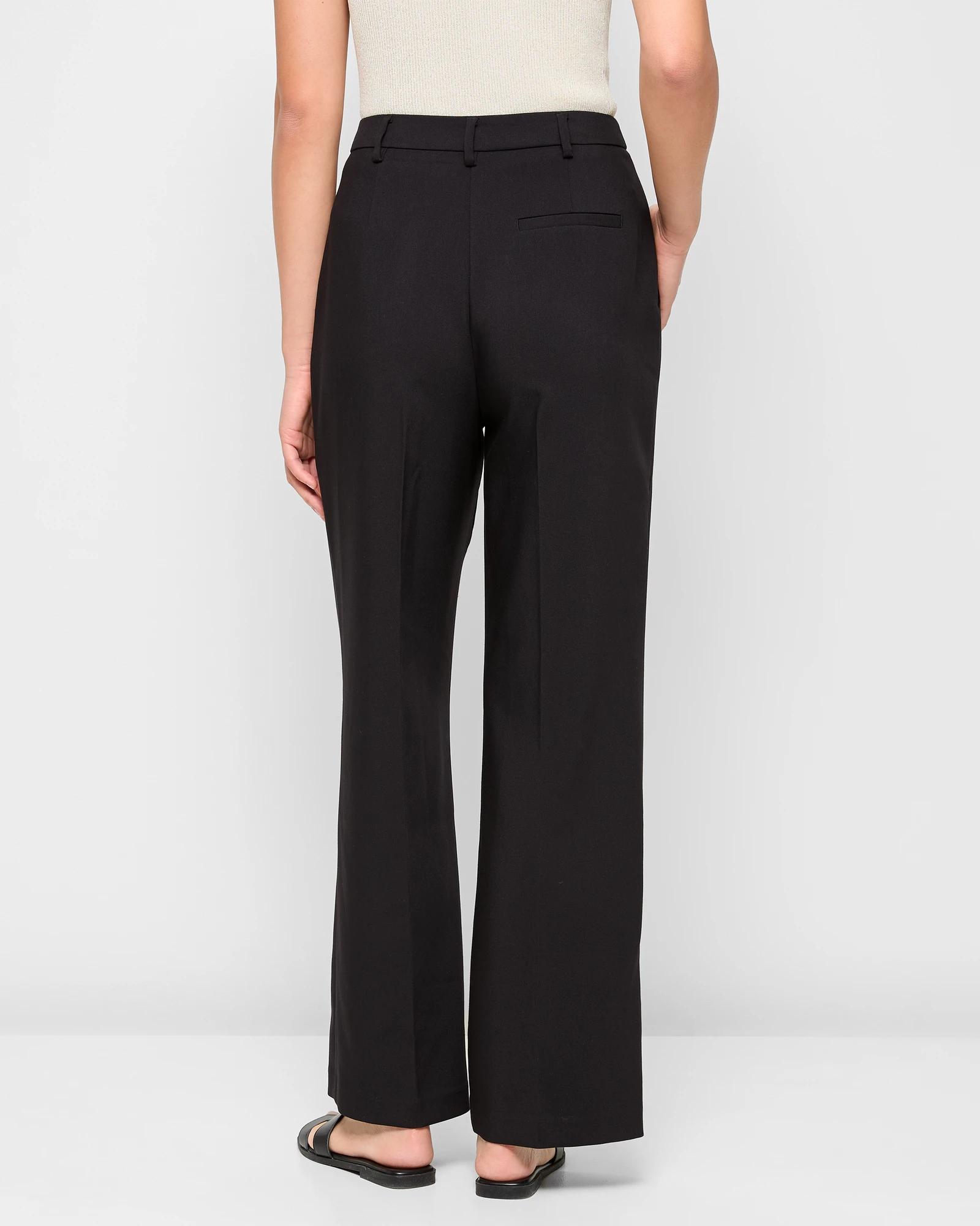 4 Classic Straight Full Length Pants - Preview BLACK, 4 of 5
