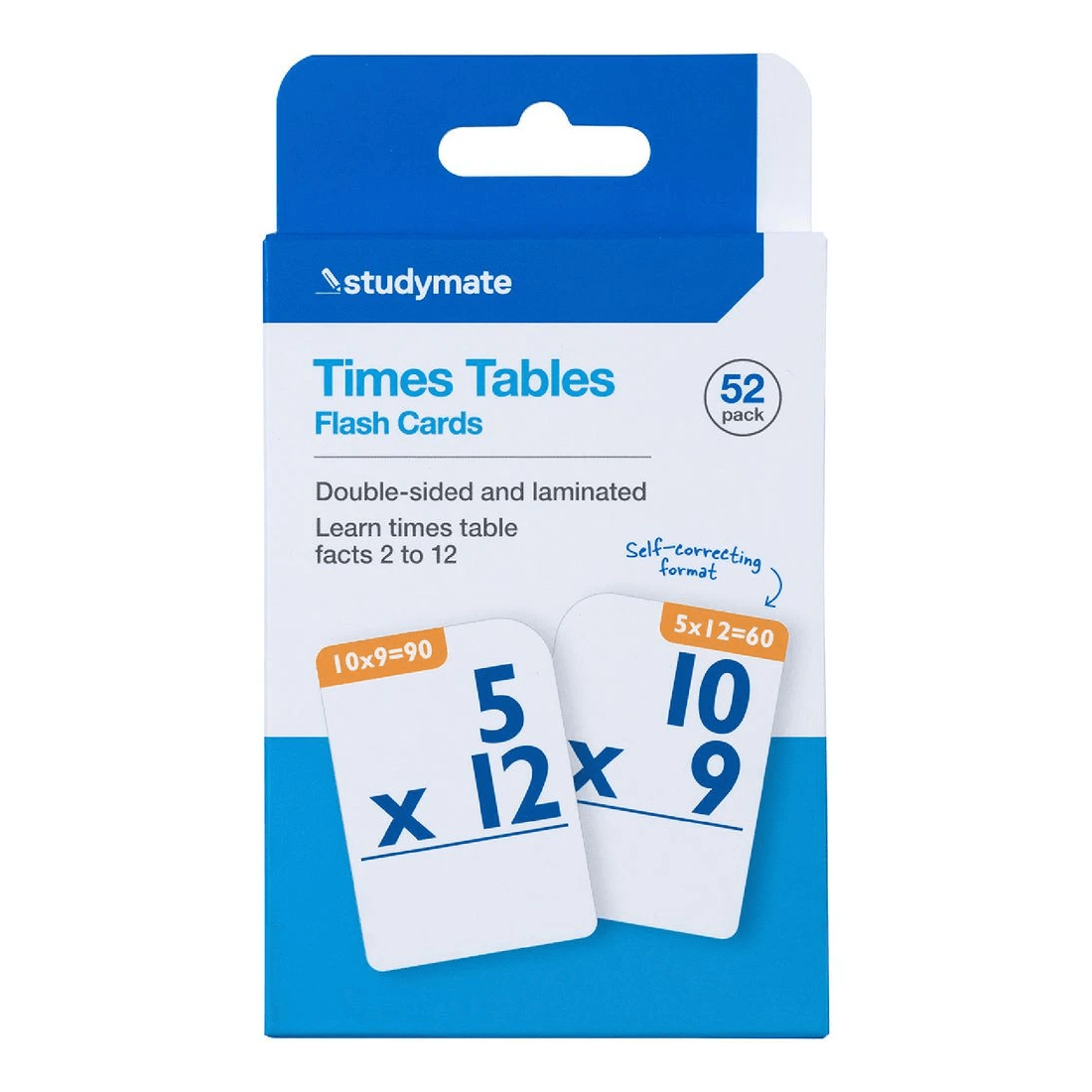 1 Studymate Flashcards 52 Pack Timetables, 1 of 5