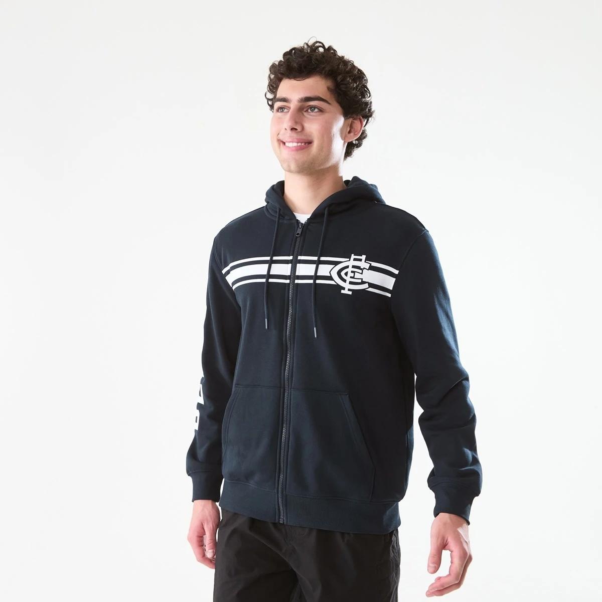 4 Official AFL Adult Zip Through Hoodie Carlton, 4 of 10