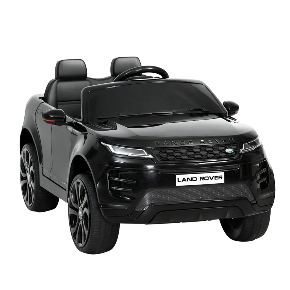 1 Kids Electric Ride On Car Land Rover Licensed Toy Cars Remote 12V Battery - Black, 1 of 5