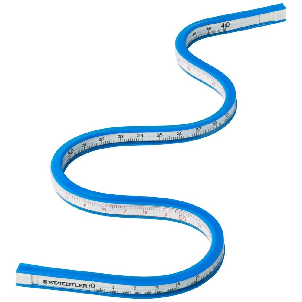 3 Staedtler 400mm Flexible Curve Ruler, 3 of 6