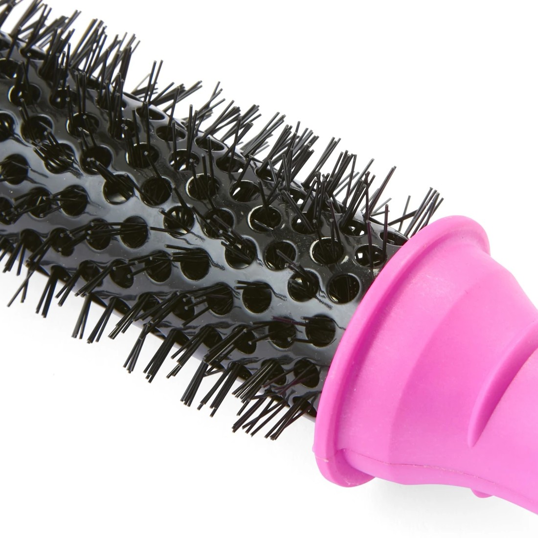 5 Mini Curling Brush - Pink and Black, 5 of 9