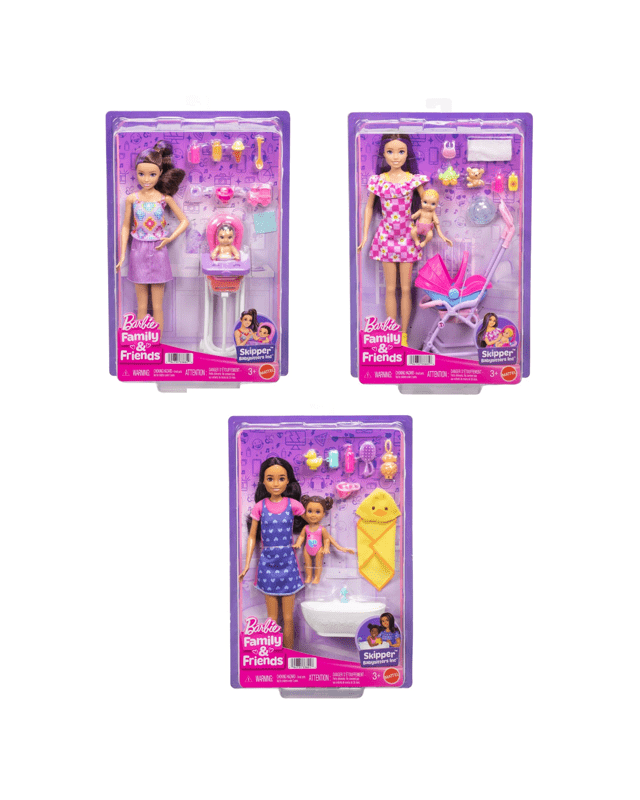 Barbie Family & Friends Skipper Babysitters Inc. Playset with Babysitter Doll & Accessories - Asso