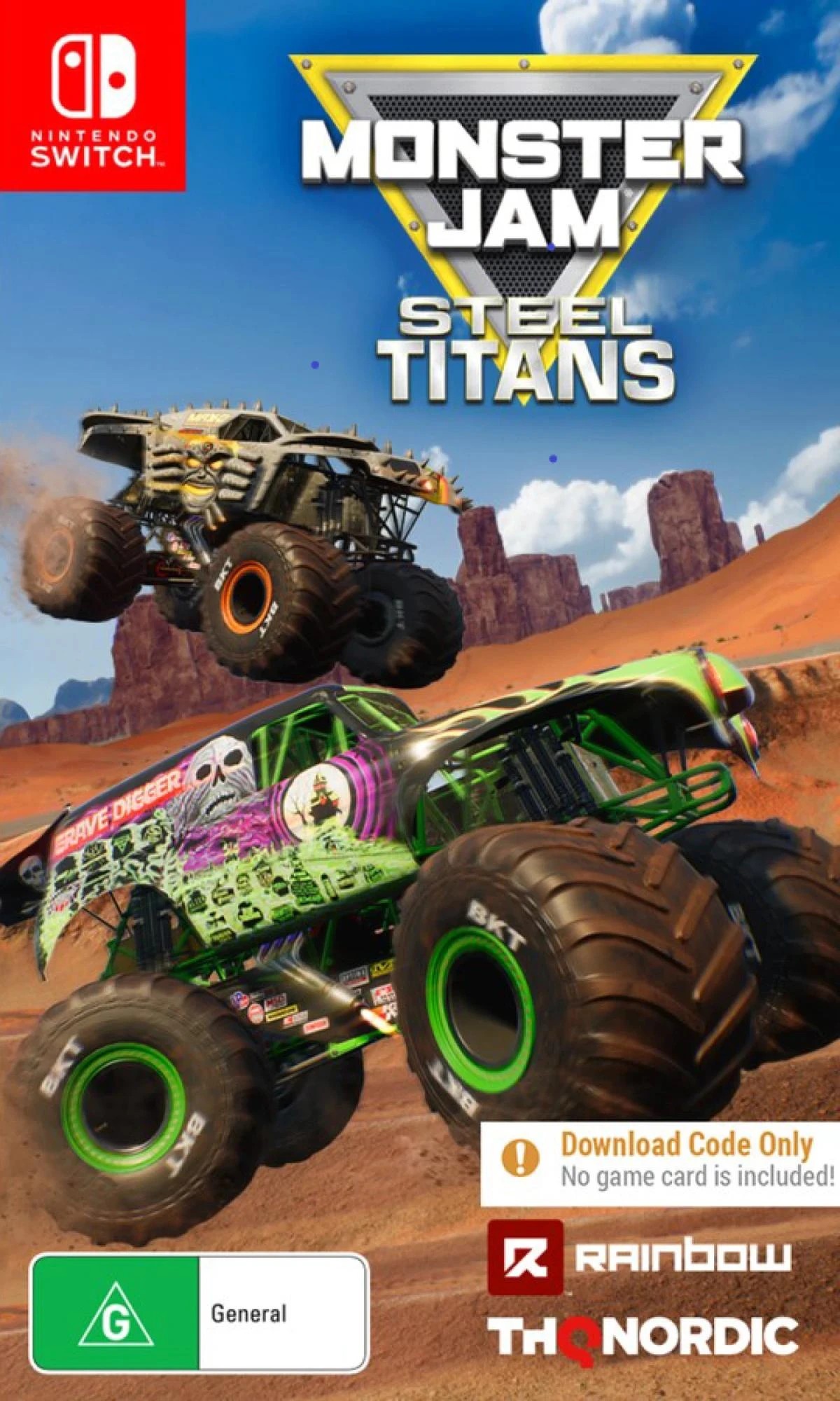 1 Monster Jam: Steel Titans (Code in Box) - Nintendo Switch - Multi, 1 of 6