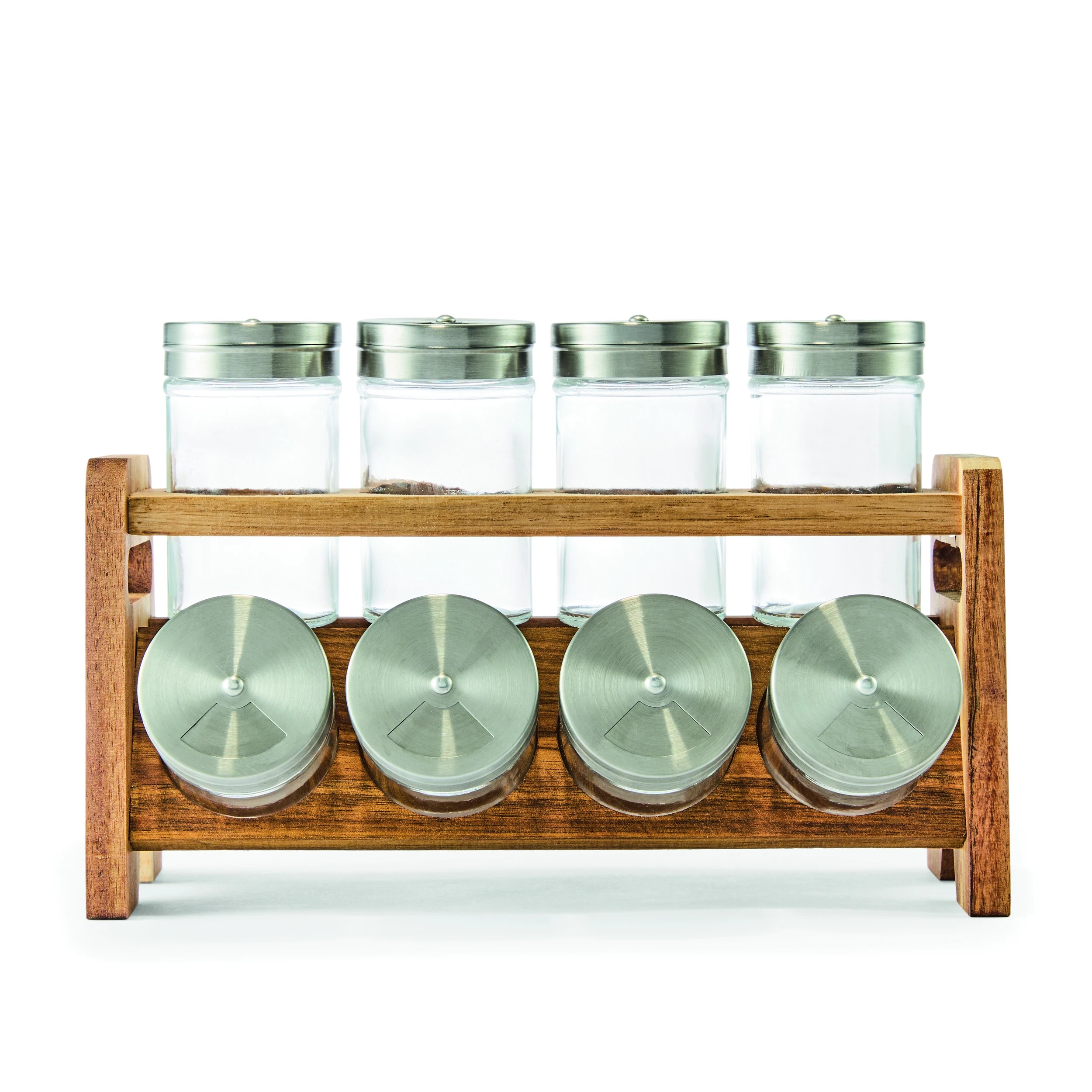 5 8 Piece Acacia Spice Rack, 5 of 9