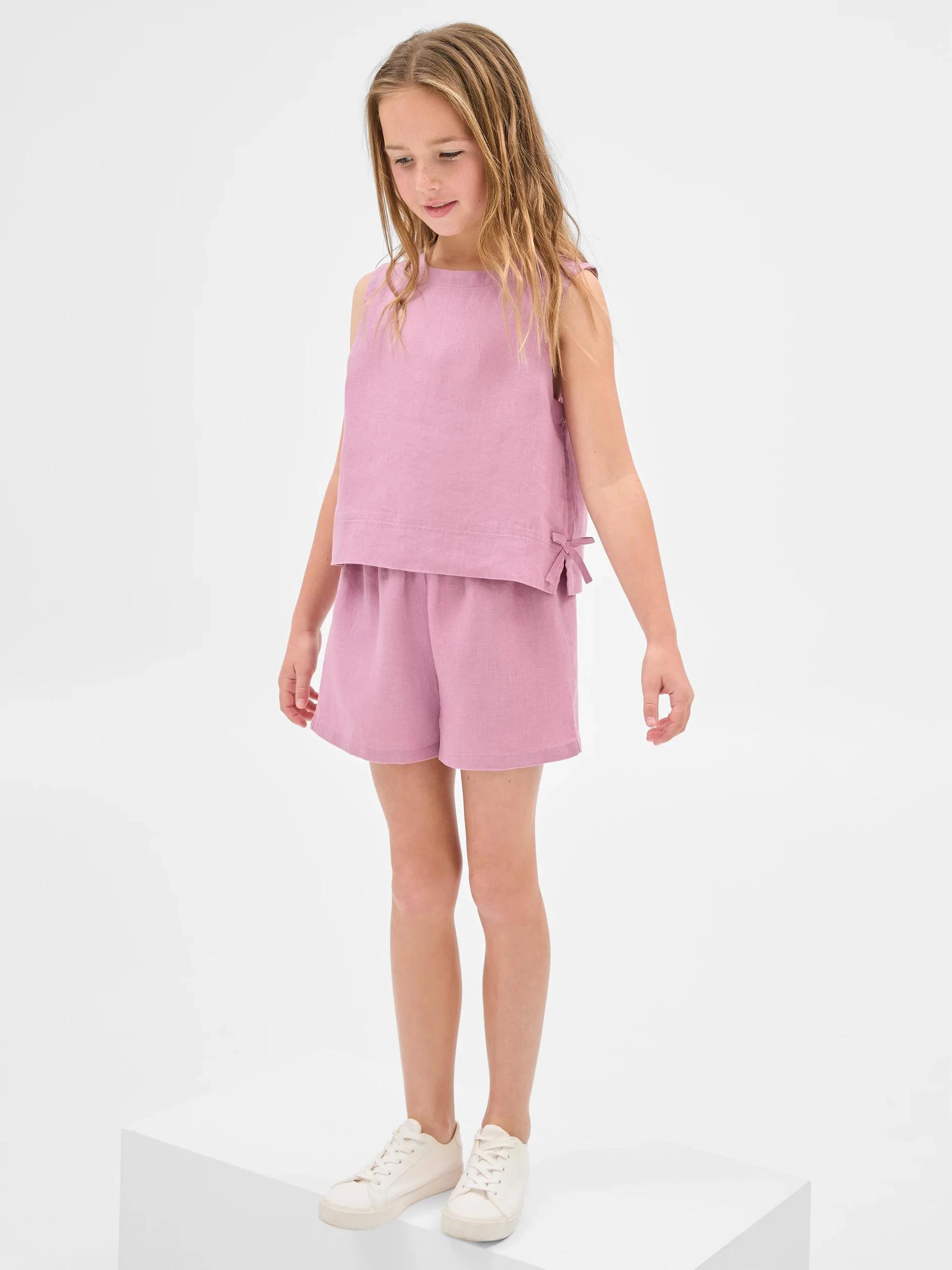 2 Target European Linen Tank PURPLE, 2 of 7