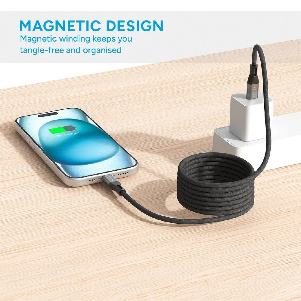 4 Comsol Magnetic USB-C Cable 2m Black, 4 of 4