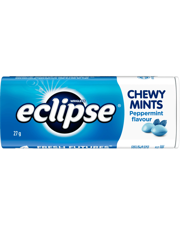 Wrigley's Eclipse Chewy Peppermint Mints 27g