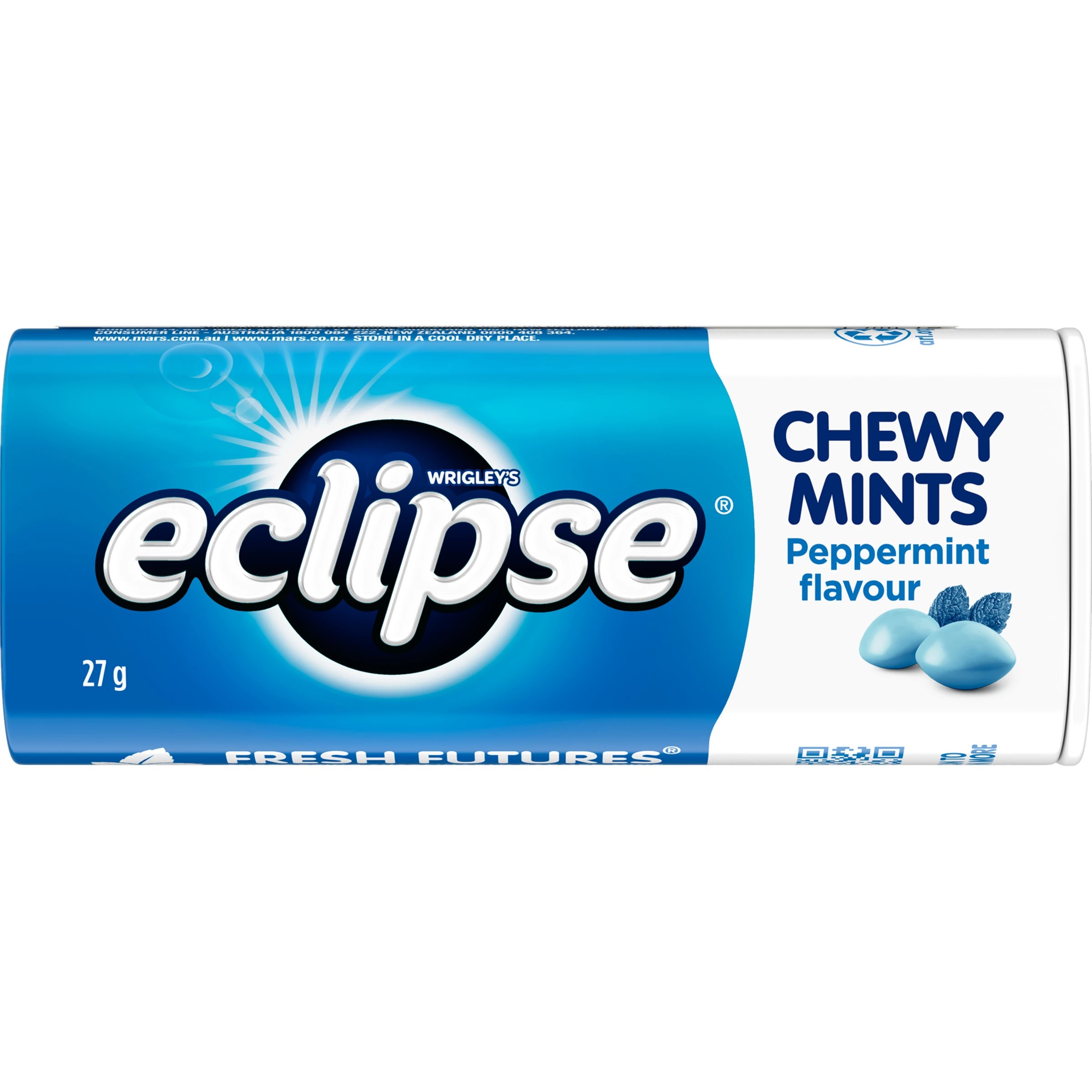 1 Wrigley's Eclipse Chewy Peppermint Mints 27g, 1 of 5