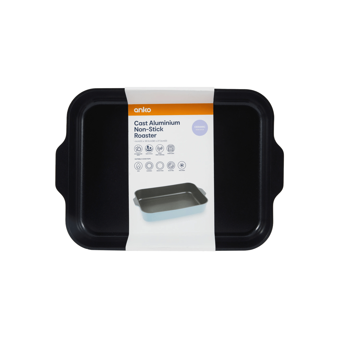 6 Cast Aluminium Non-Stick Roaster, 6 of 6