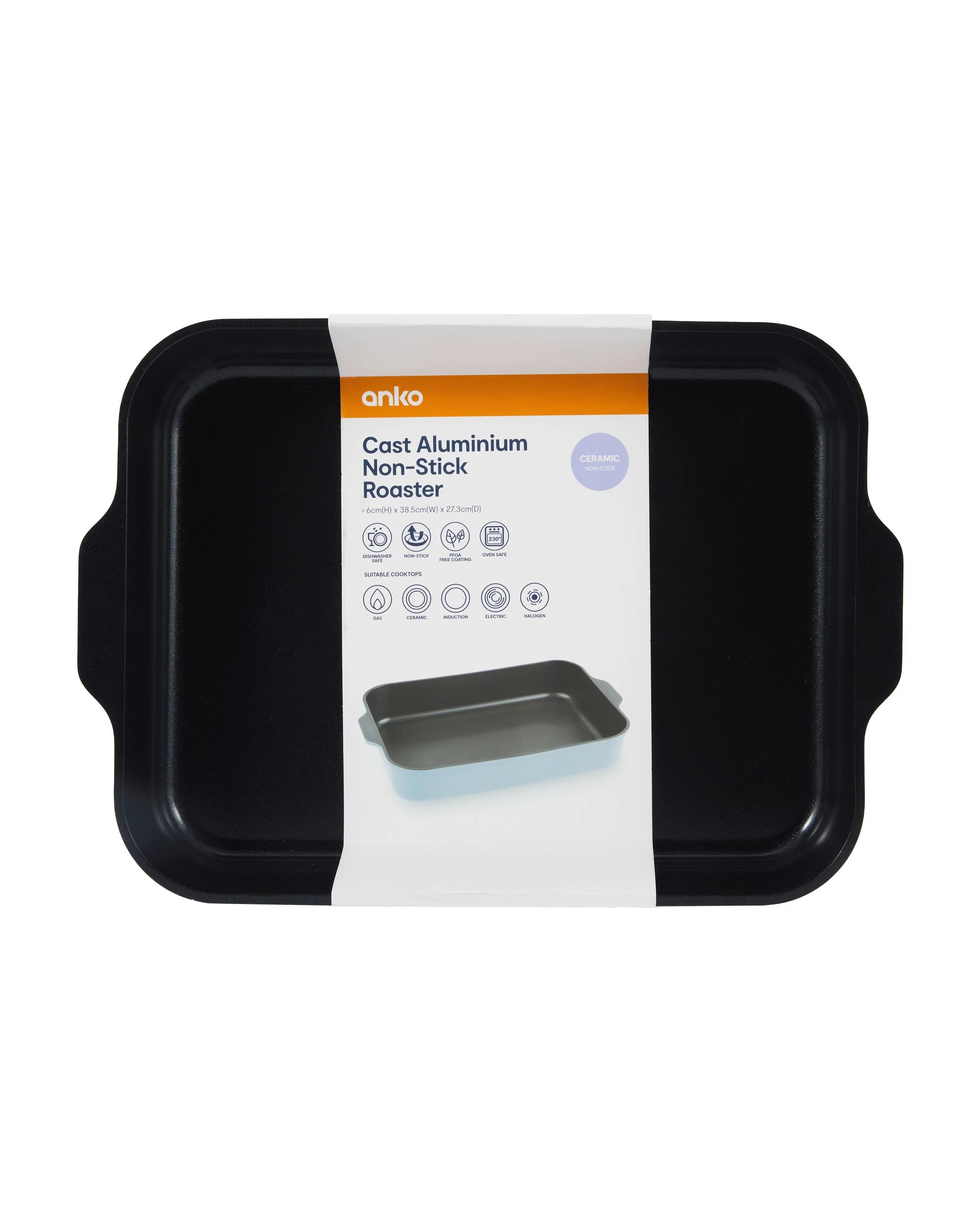 6 Cast Aluminium Non-Stick Roaster, 6 of 6