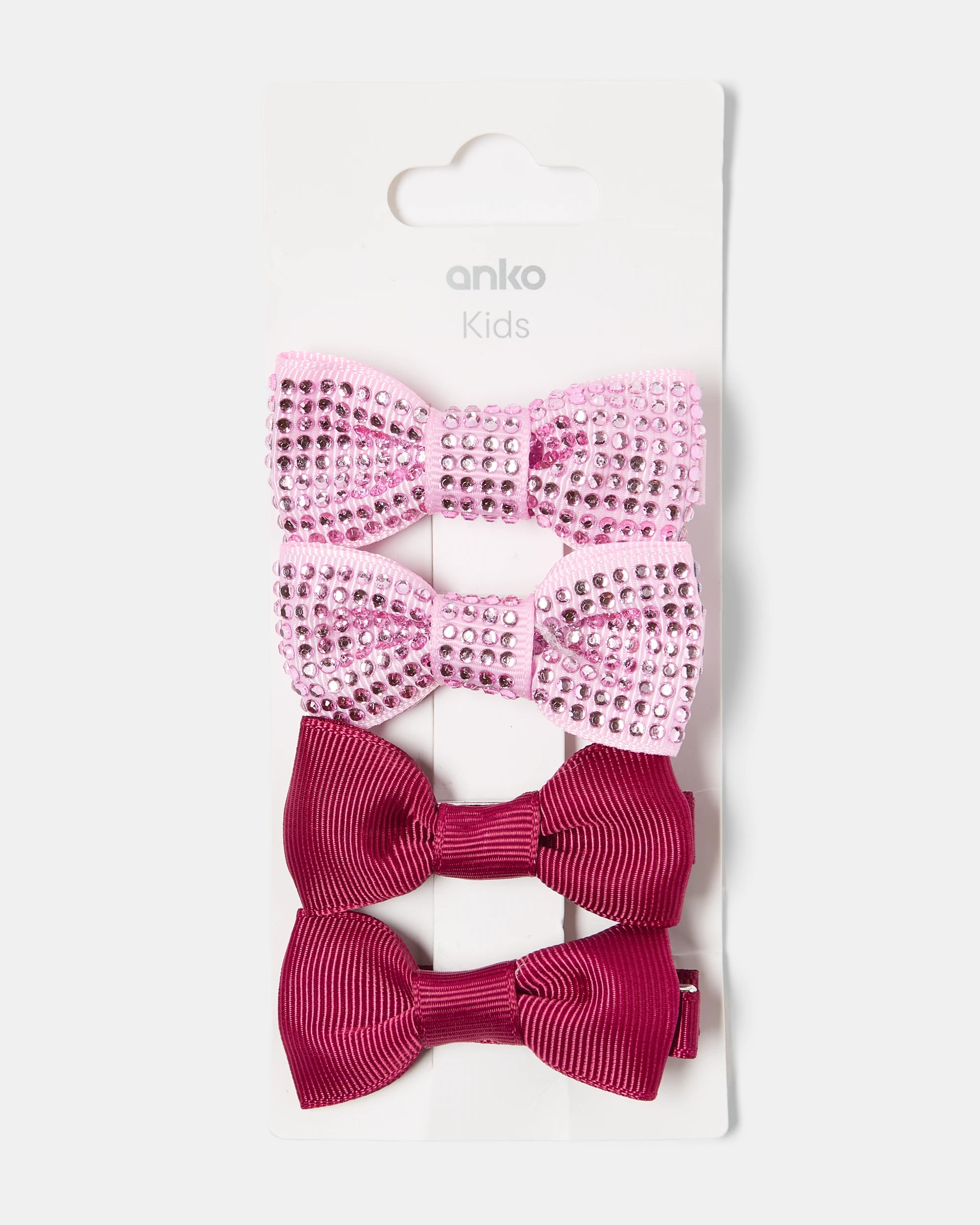 1 4 Pack Diamante Hair Clips, 1 of 1