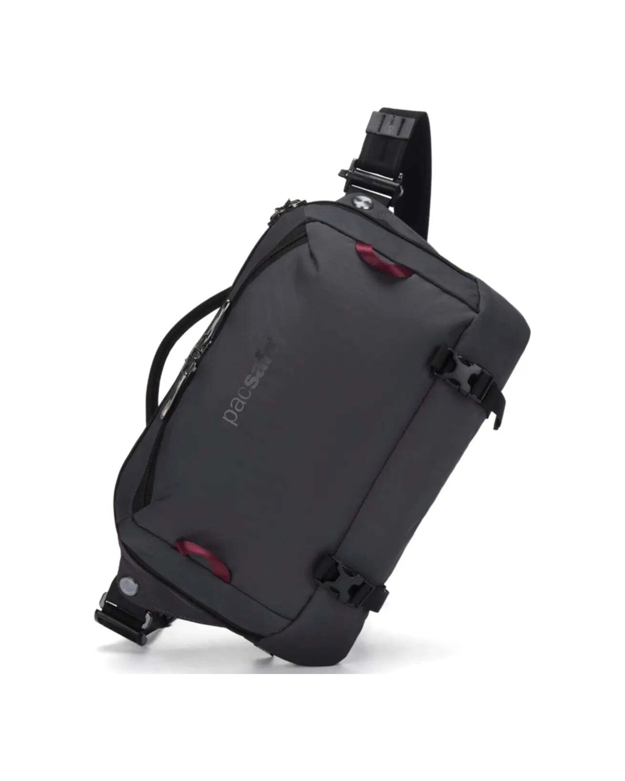 1 Pacsafe EXP 12in Anti-Theft Sling Crossbody RFIDsafe Roobar PopNLock Laptop Slate - Grey, 1 of 8