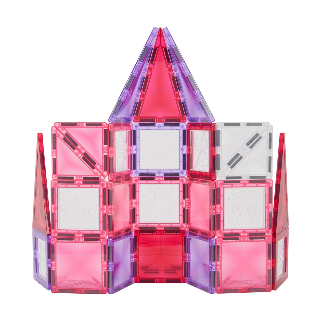 4 47 Piece Magnetics Paint Your Own Castle Playset, 4 of 10