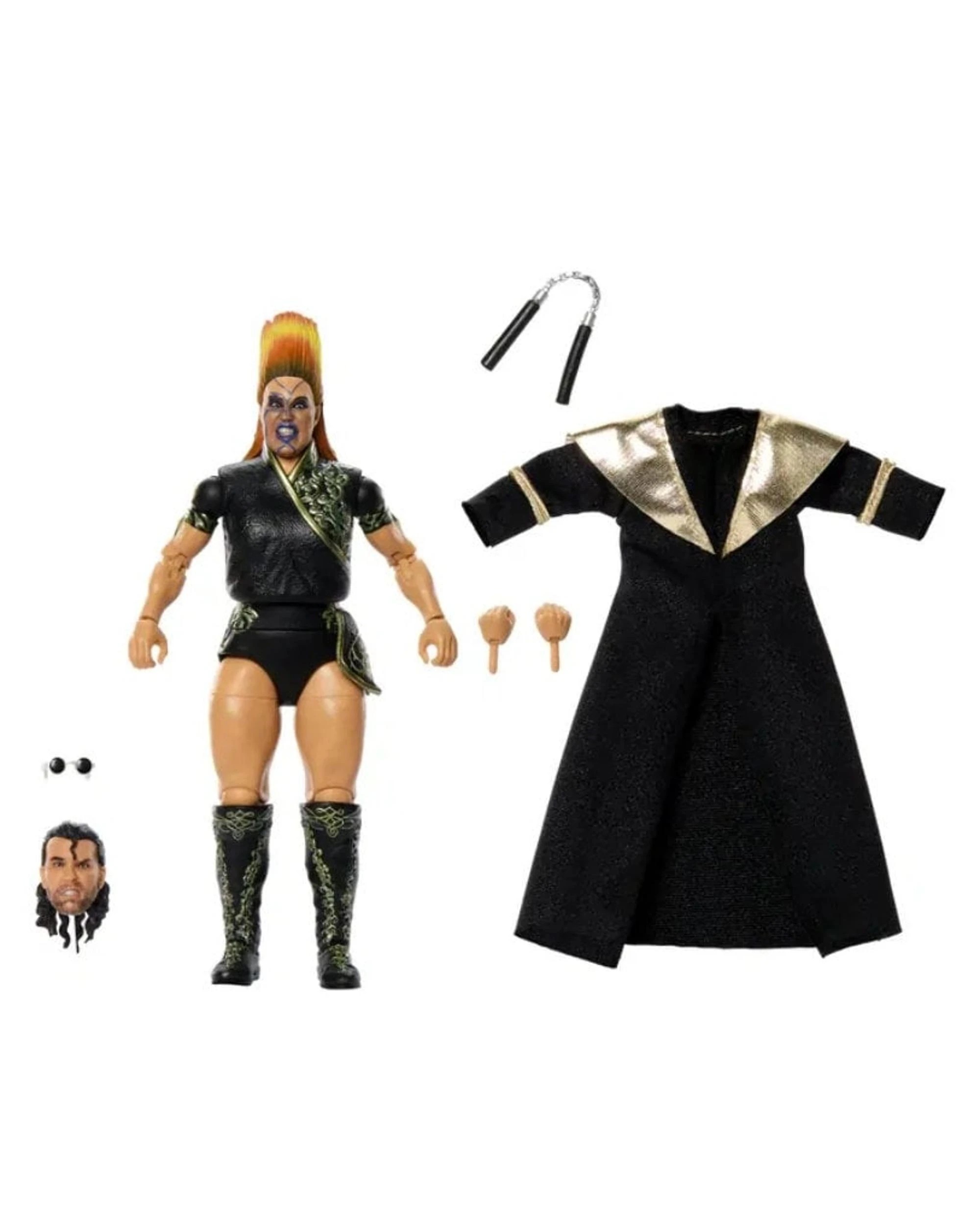2 WWE Elite Collection Legends Bull Nakano Action Figure, 2 of 6