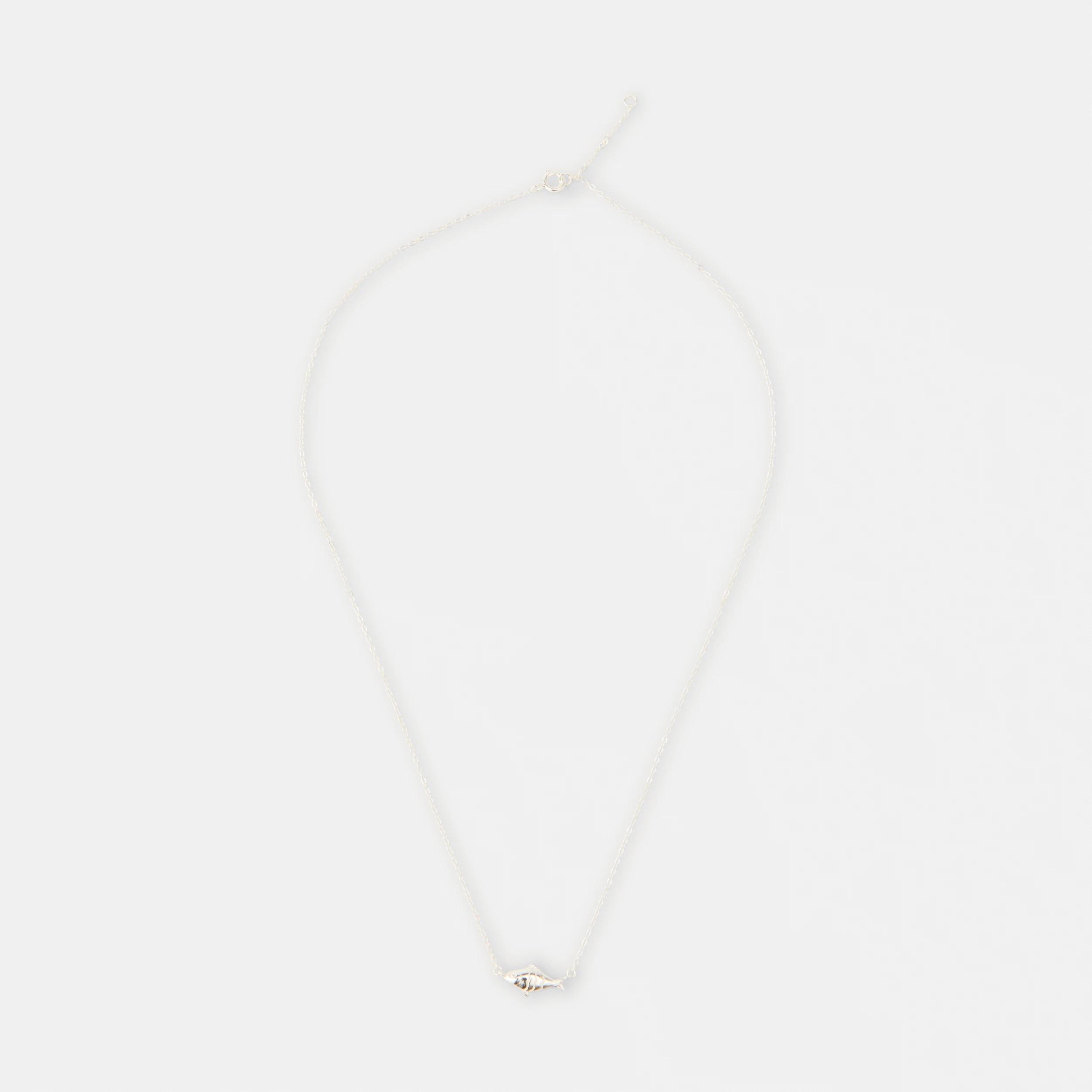1 Sterling Silver 925 Fish Necklace Silver, 1 of 3