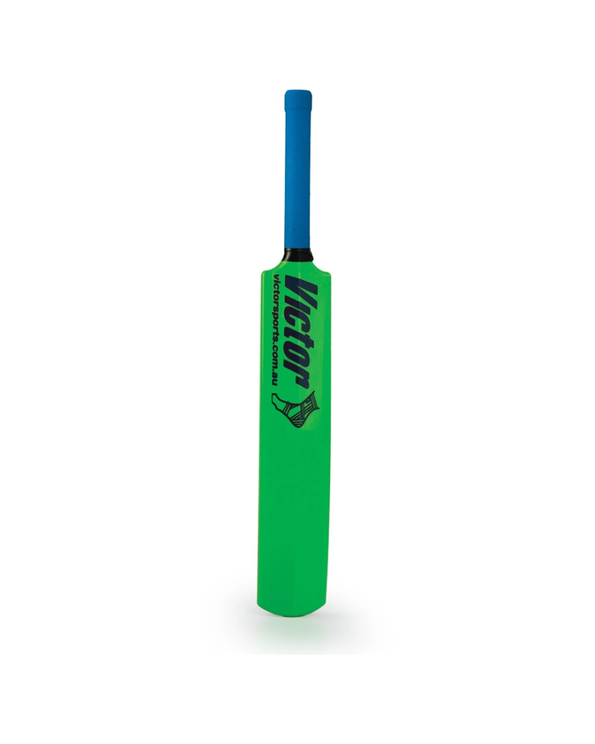 2 Victor Sports Plastic Cricket Bat Rubber Lightweight Size 2 - Green, 2 of 2
