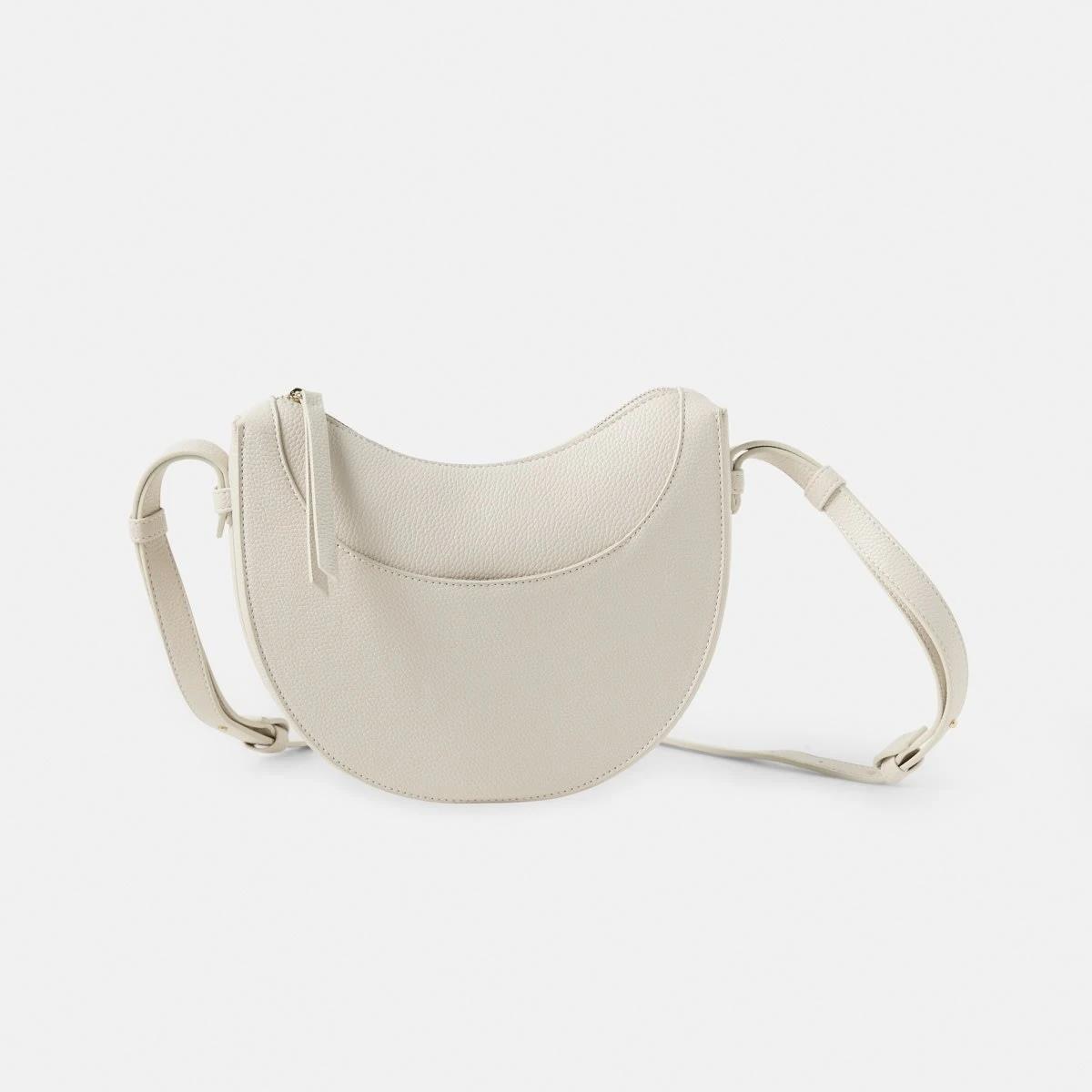 1 Moon Crossbody Bag Beige, 1 of 5