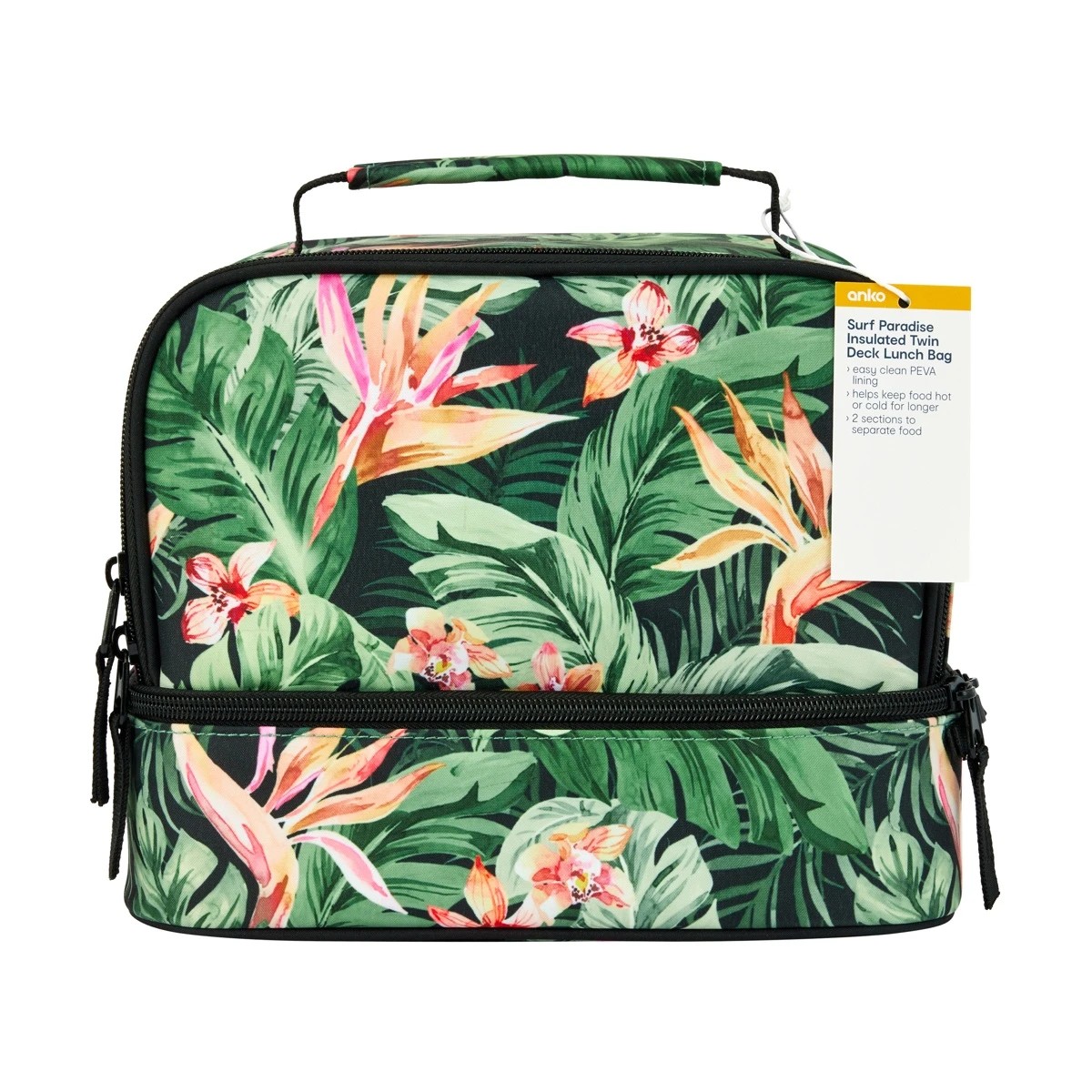 4 Surf Paradise Insulated Twin Deck Lunch Bag, 4 of 4