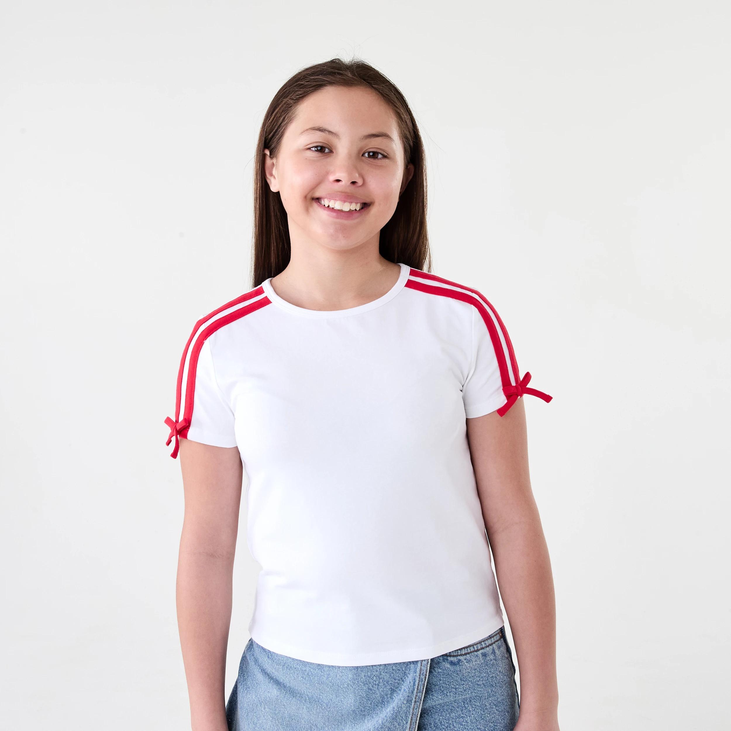 1 Short Sleeve Ringer T-shirt White, 1 of 6